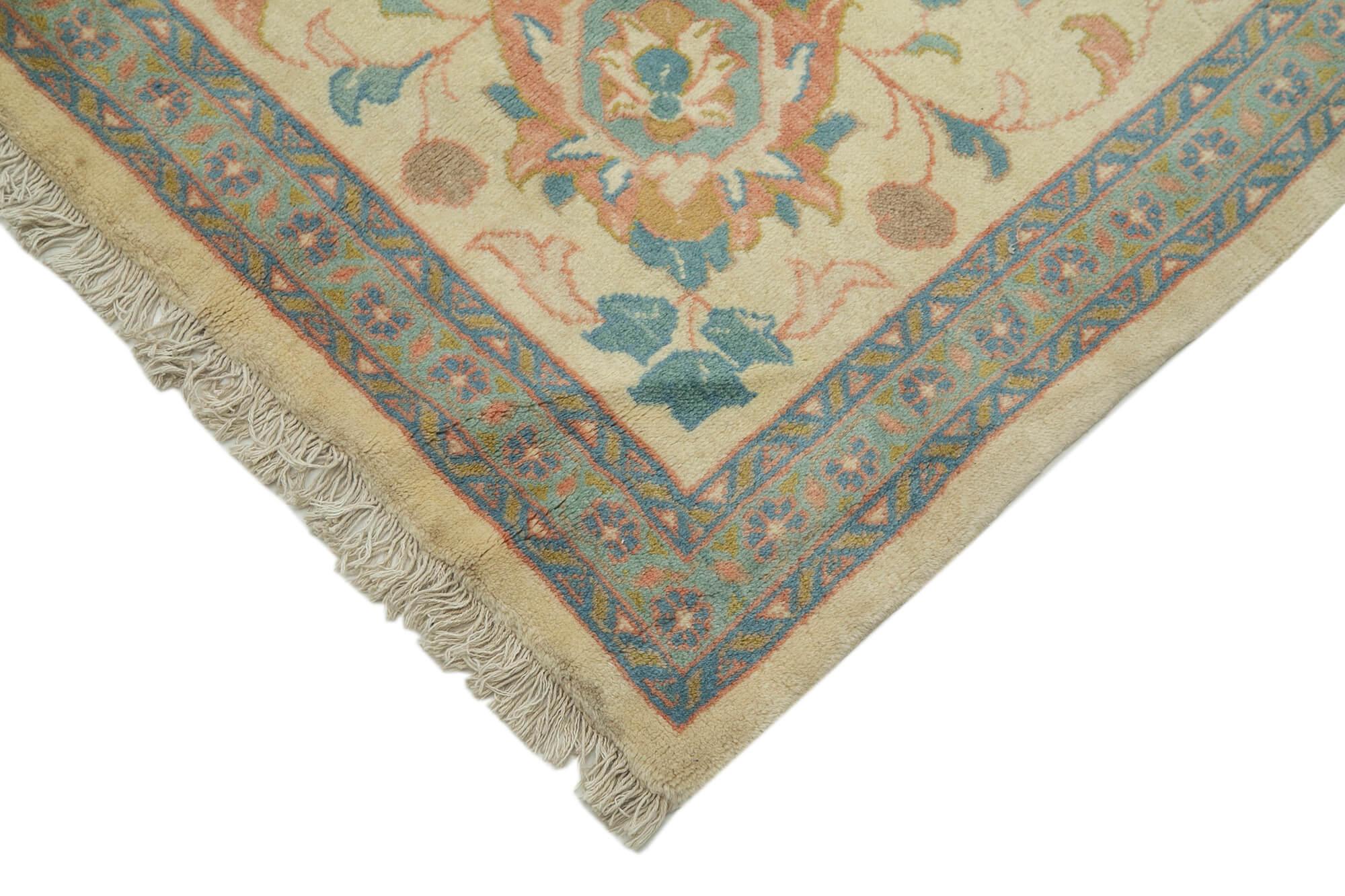 11 x 14 Beige Oushak Rug - 3514