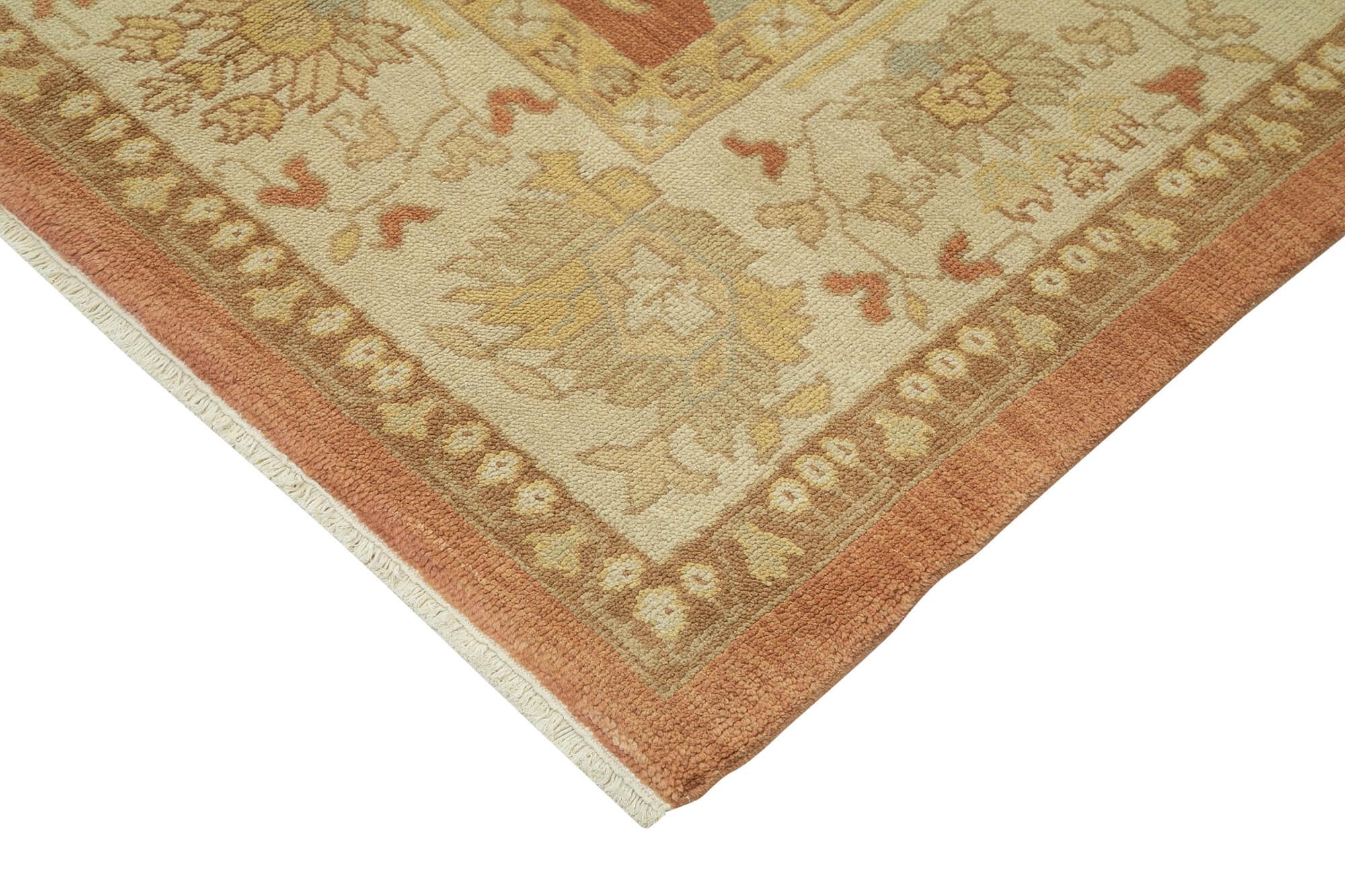 9 x 12 Red Oushak Rug - 3517