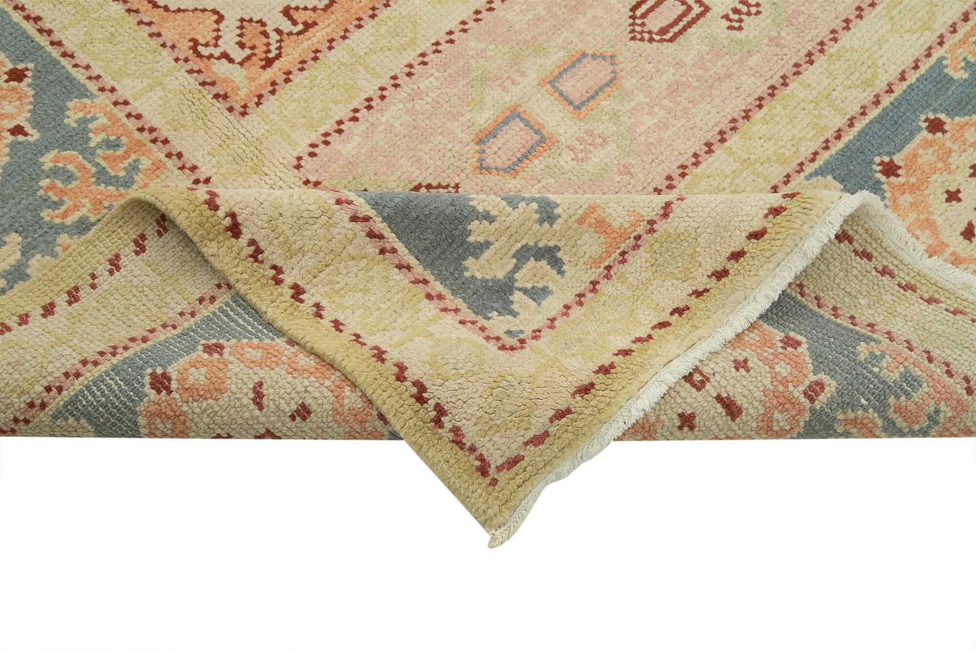 8 x 10 Beige Oushak Rug - 3518