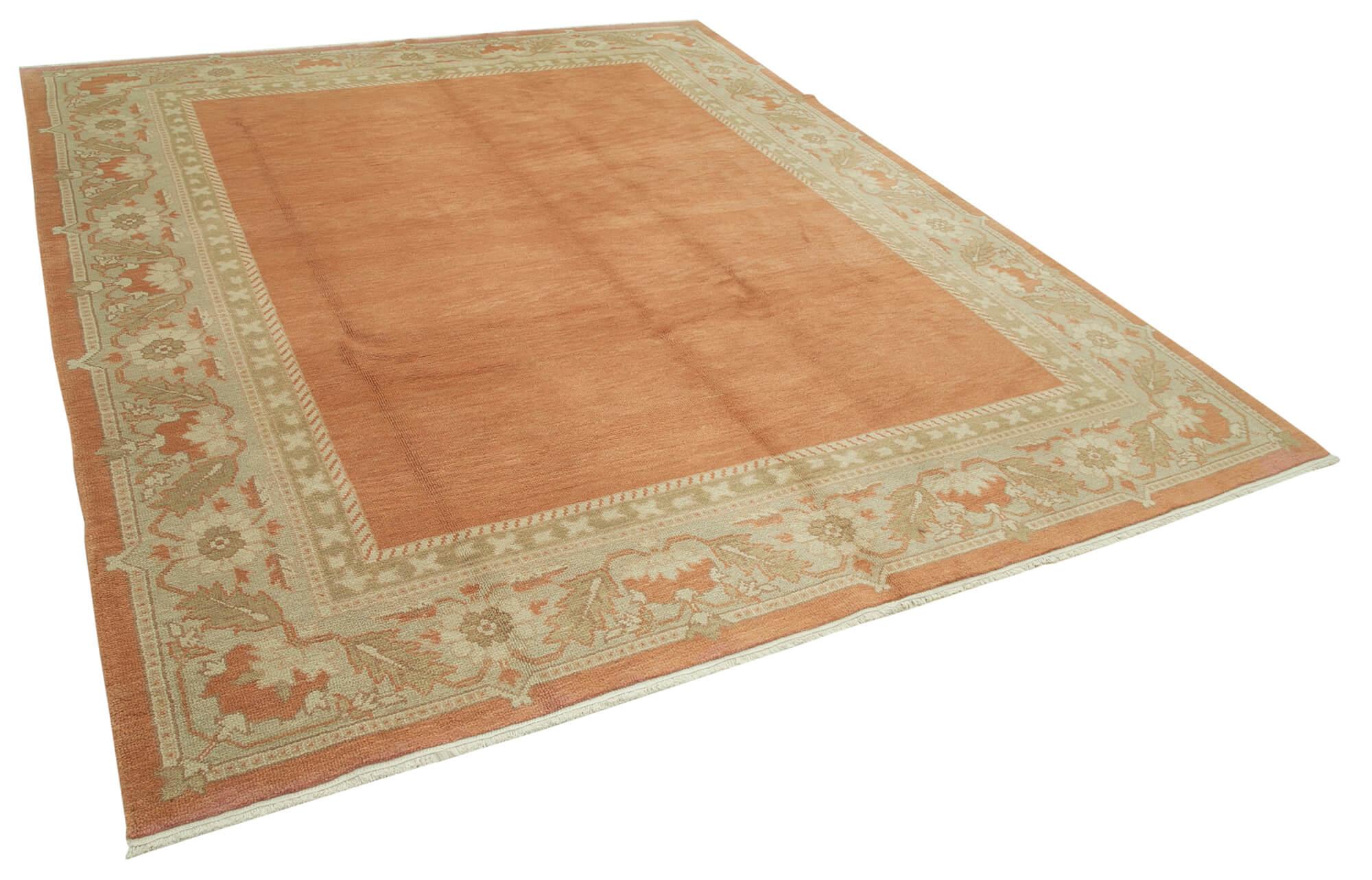 8 x 10 Red Oushak Rug - 3520