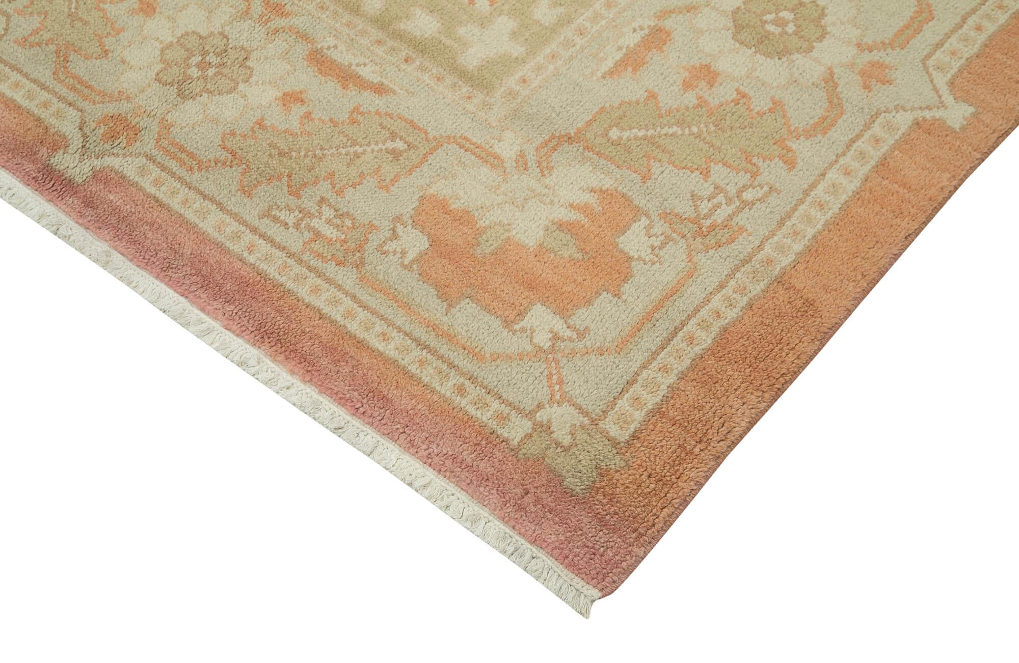 8 x 10 Red Oushak Rug - 3520