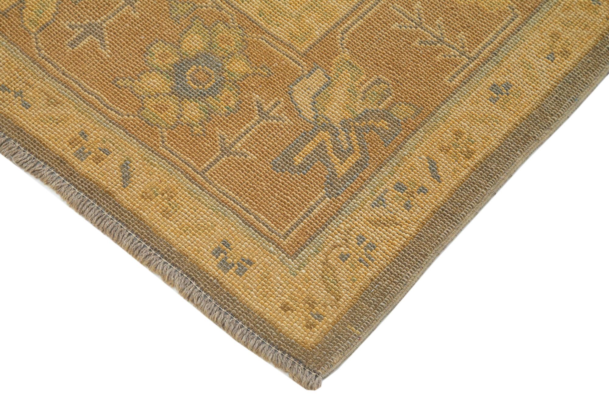 4 x 6 Orange Oushak Rug - 3525