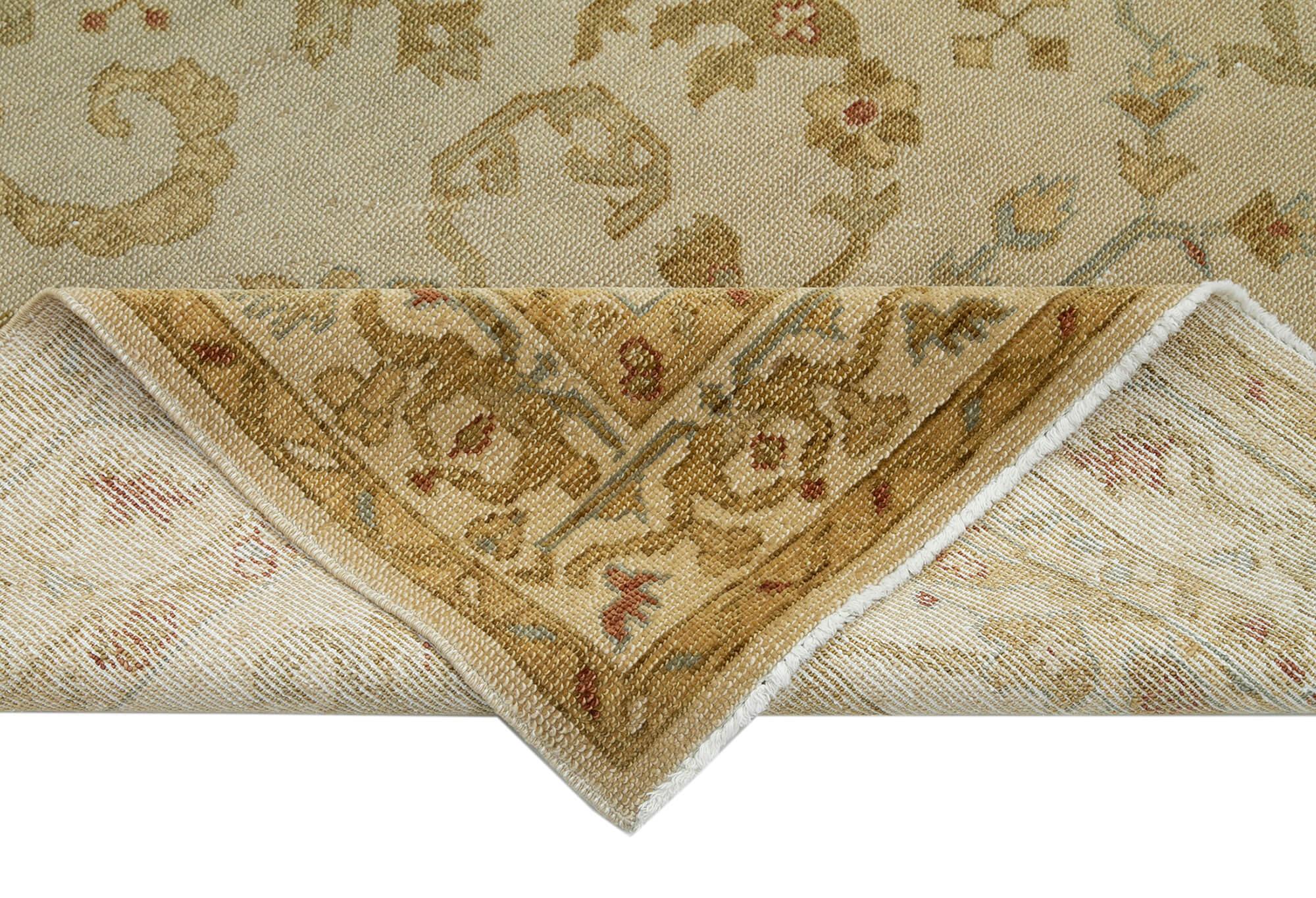 4 x 6 Beige Oushak Rug - 3526