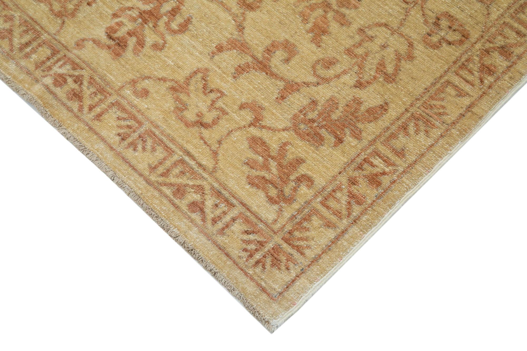 4 x 6 Yellow Oushak Rug - 3528