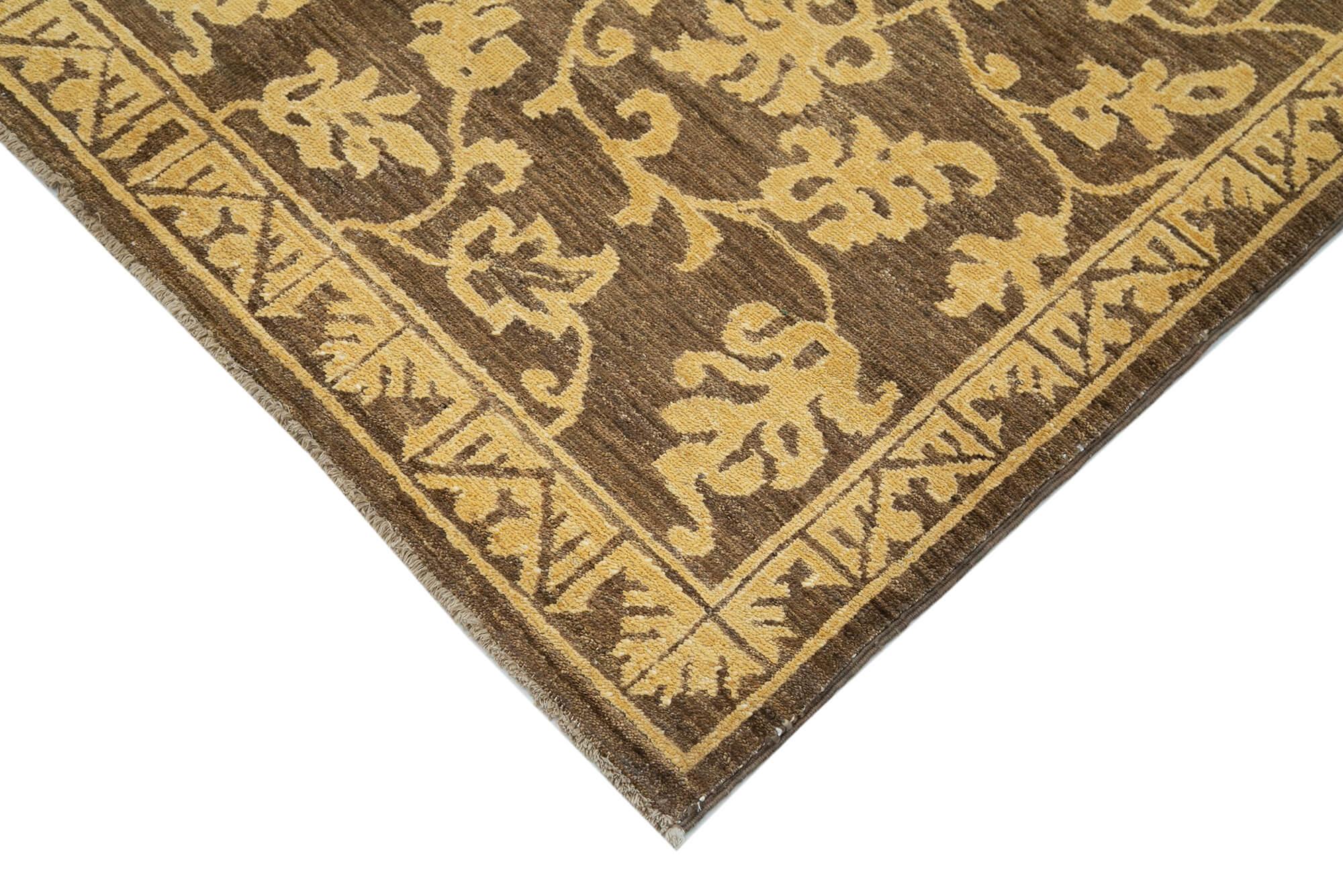 4 x 6 Brown Oushak Rug - 3531