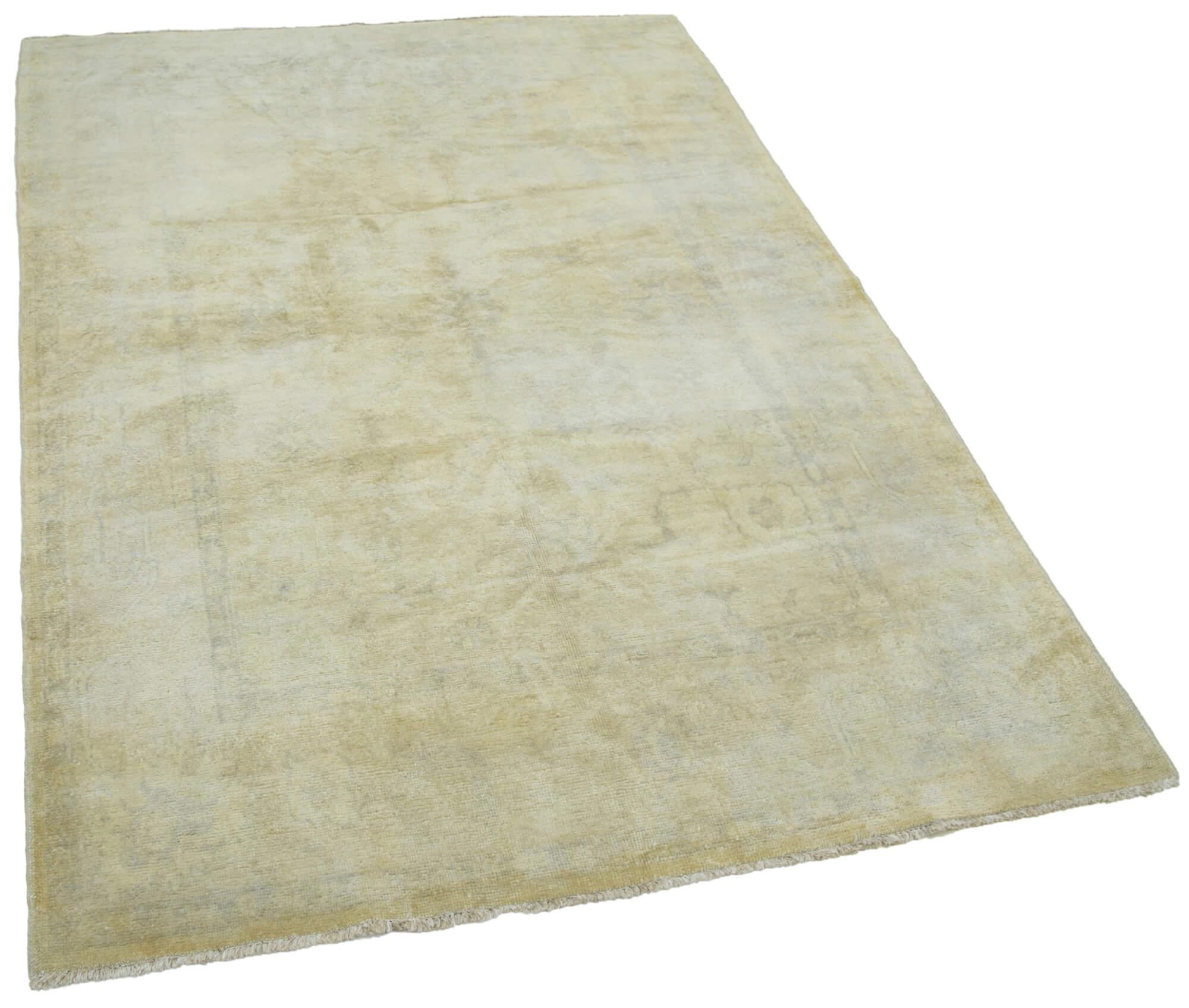 5 x 7 Beige Oushak Rug - 3533