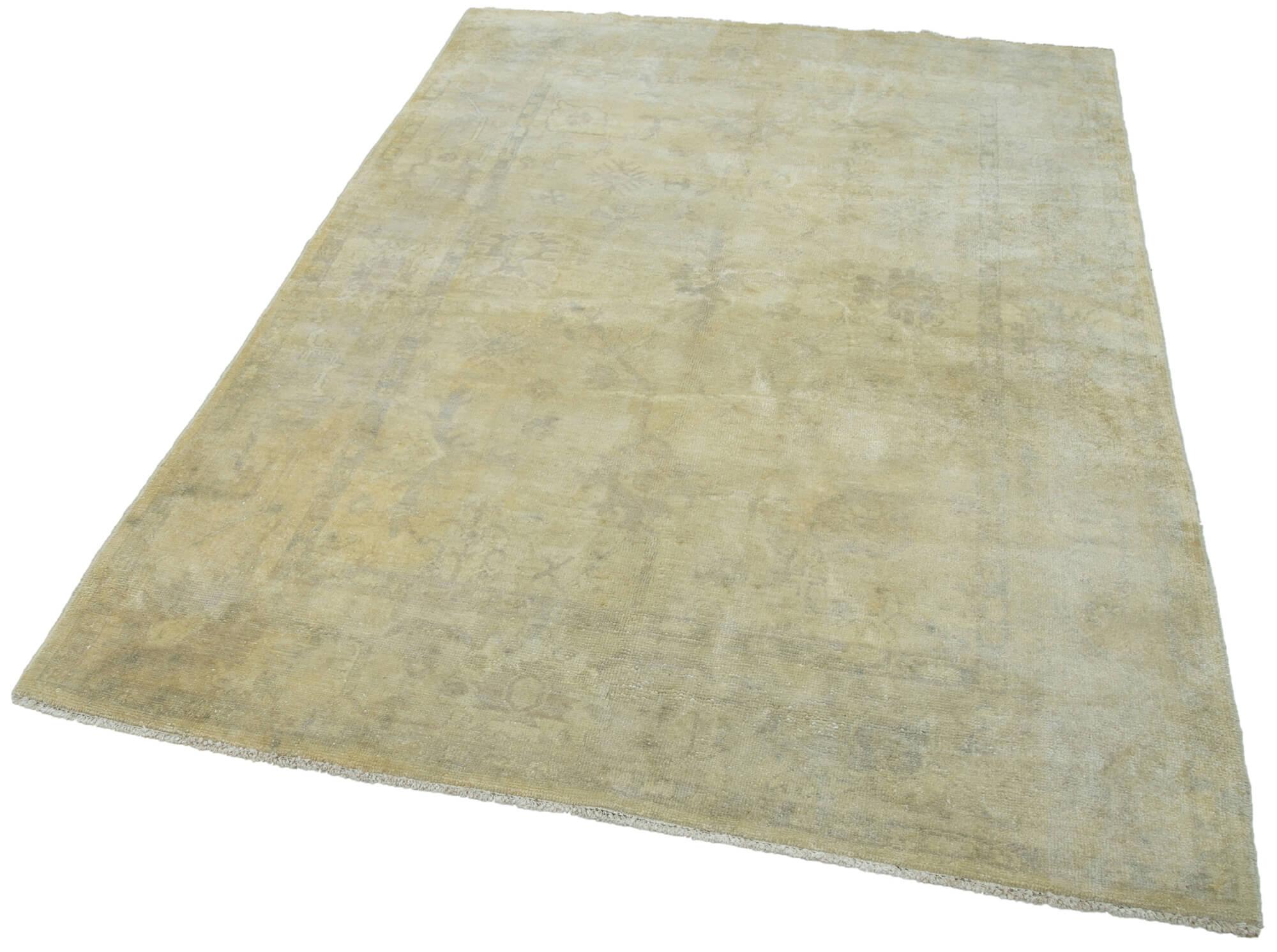 5 x 7 Beige Oushak Rug - 3533