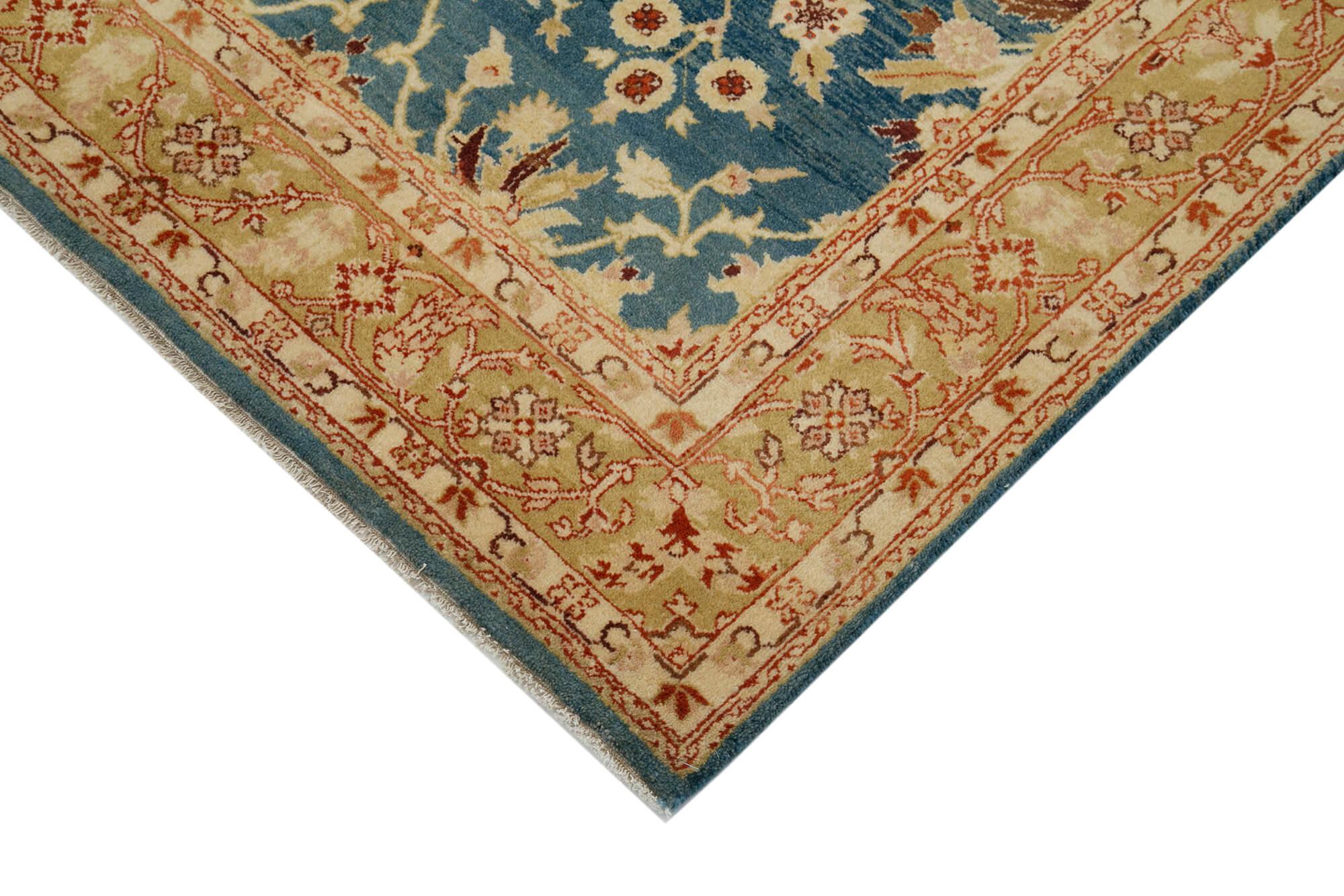 4 x 6 Blue Oushak Rug - 3535