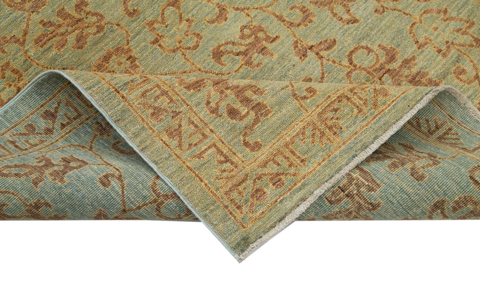 4 x 6 Green Oushak Rug - 3538