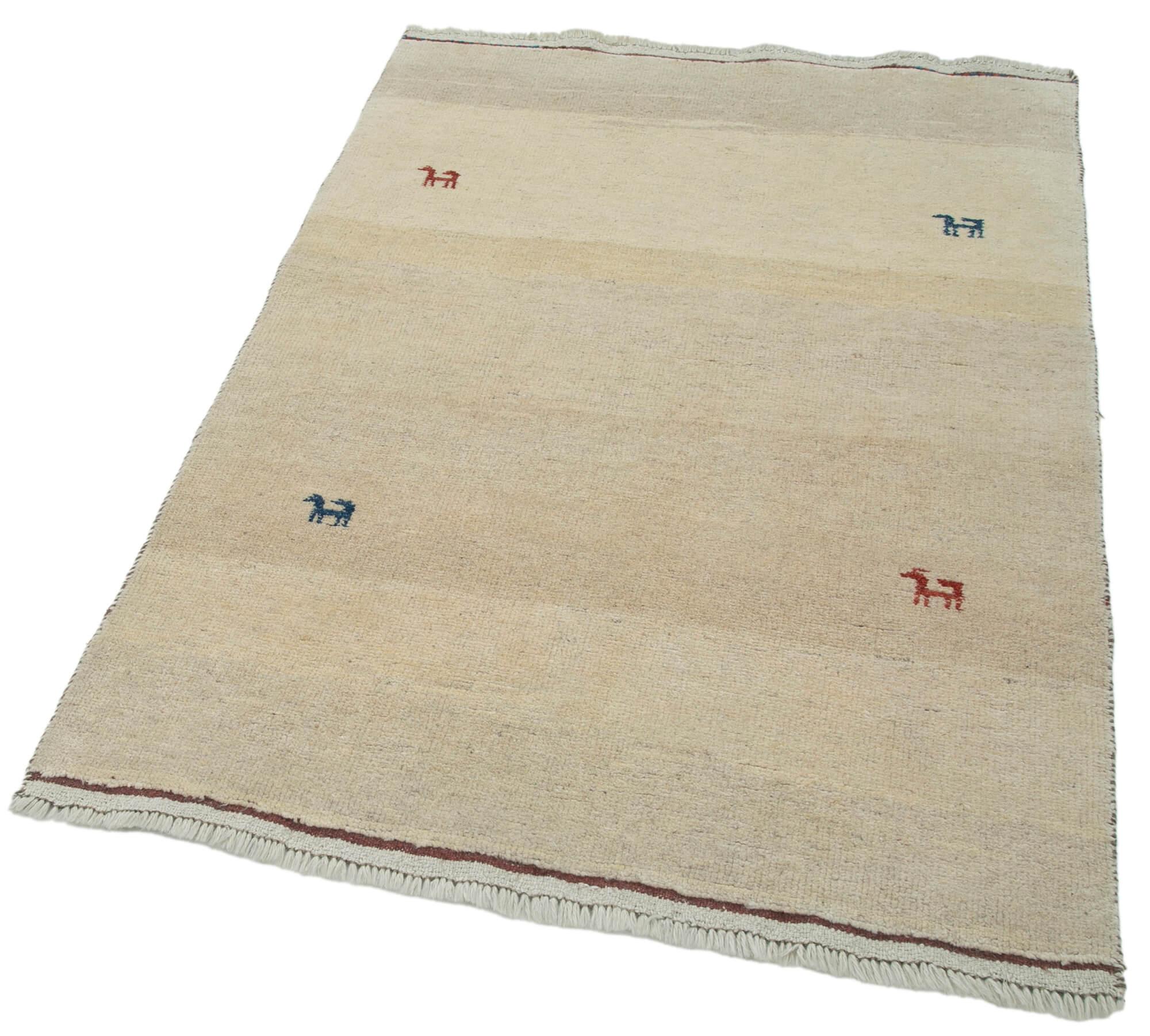 3 x 5 Beige Oushak Rug - 3541