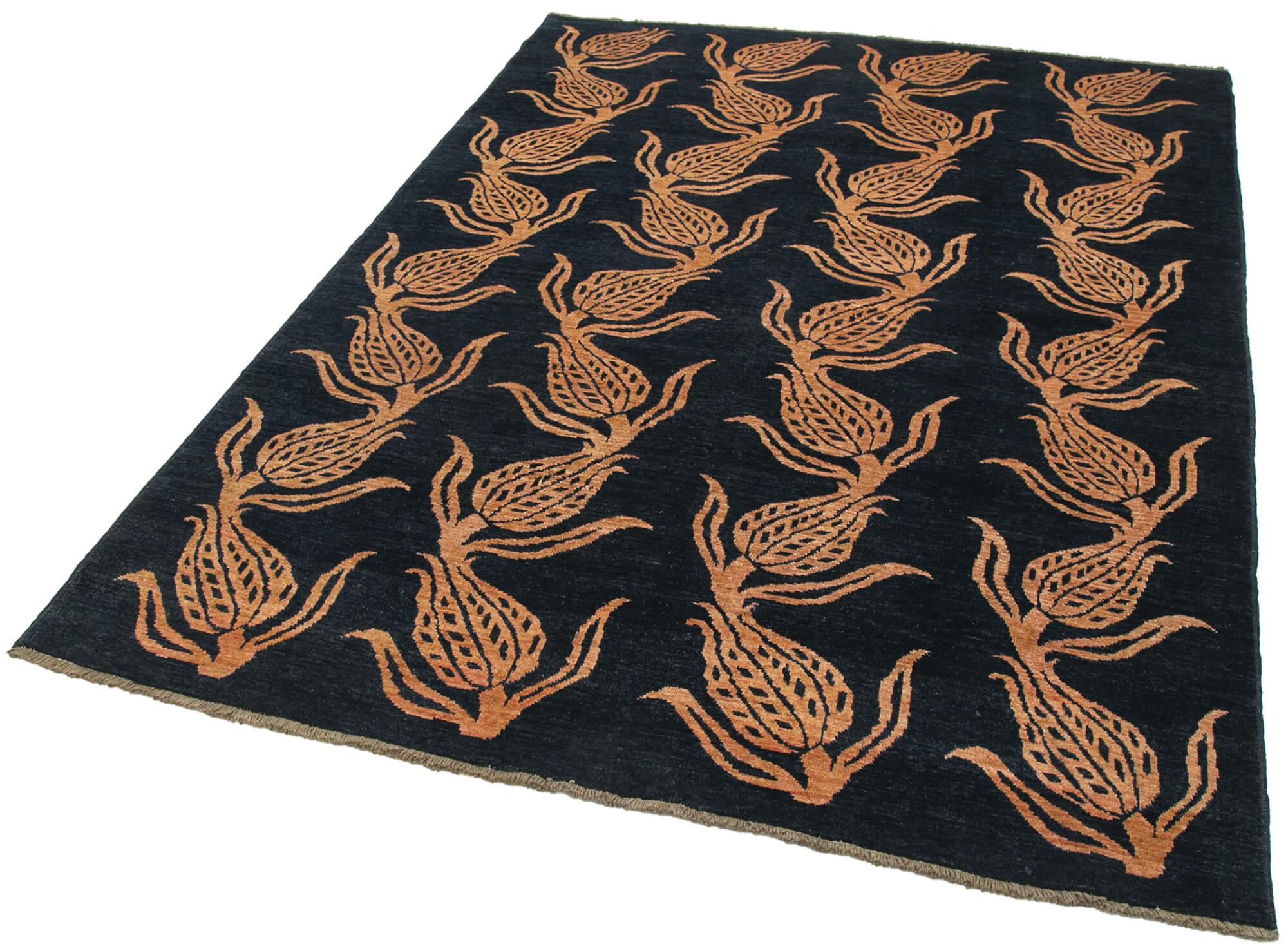 6 x 8 Blue Oushak Rug - 3543