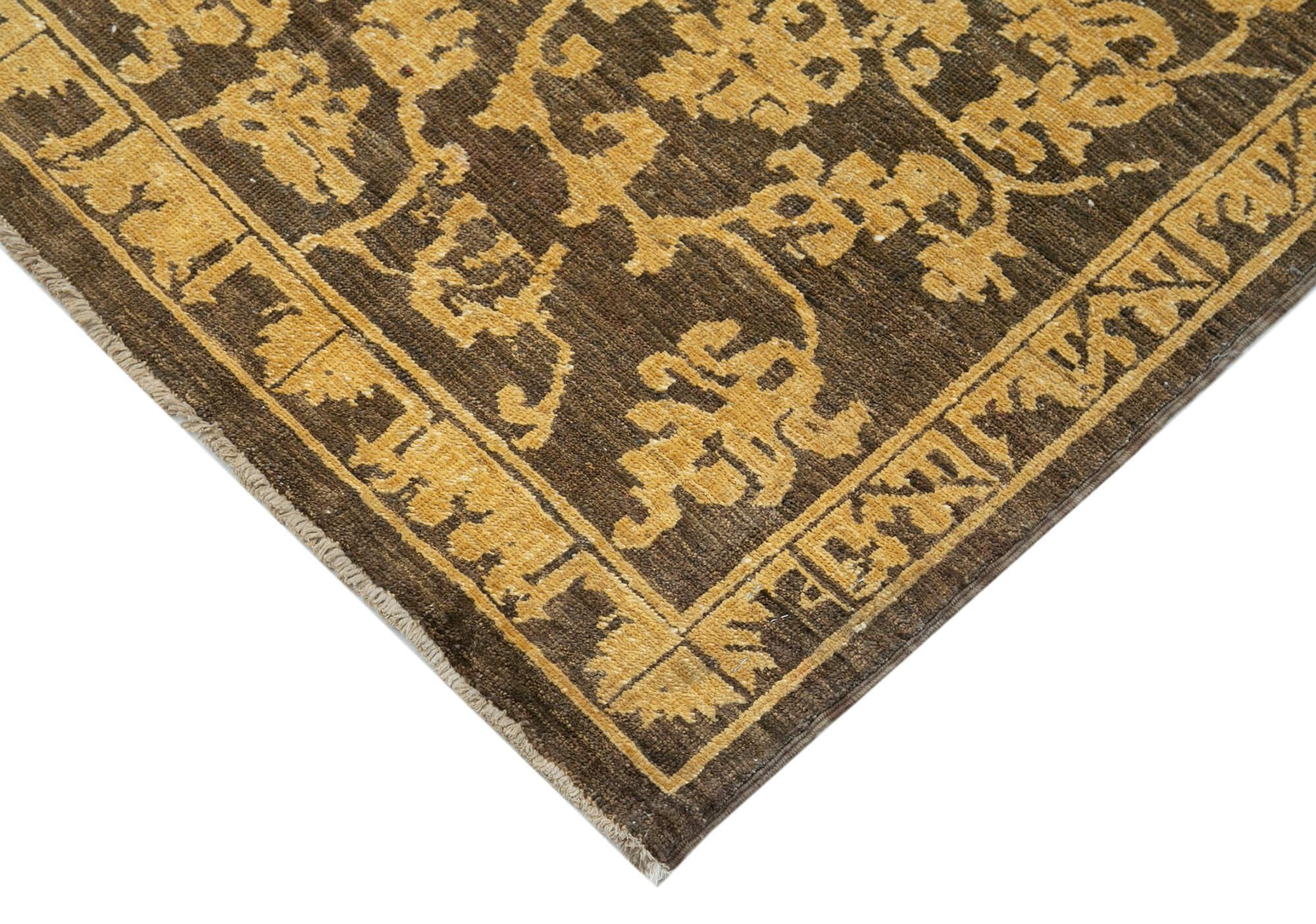 8 x 9 Brown Oushak Rug - 3548