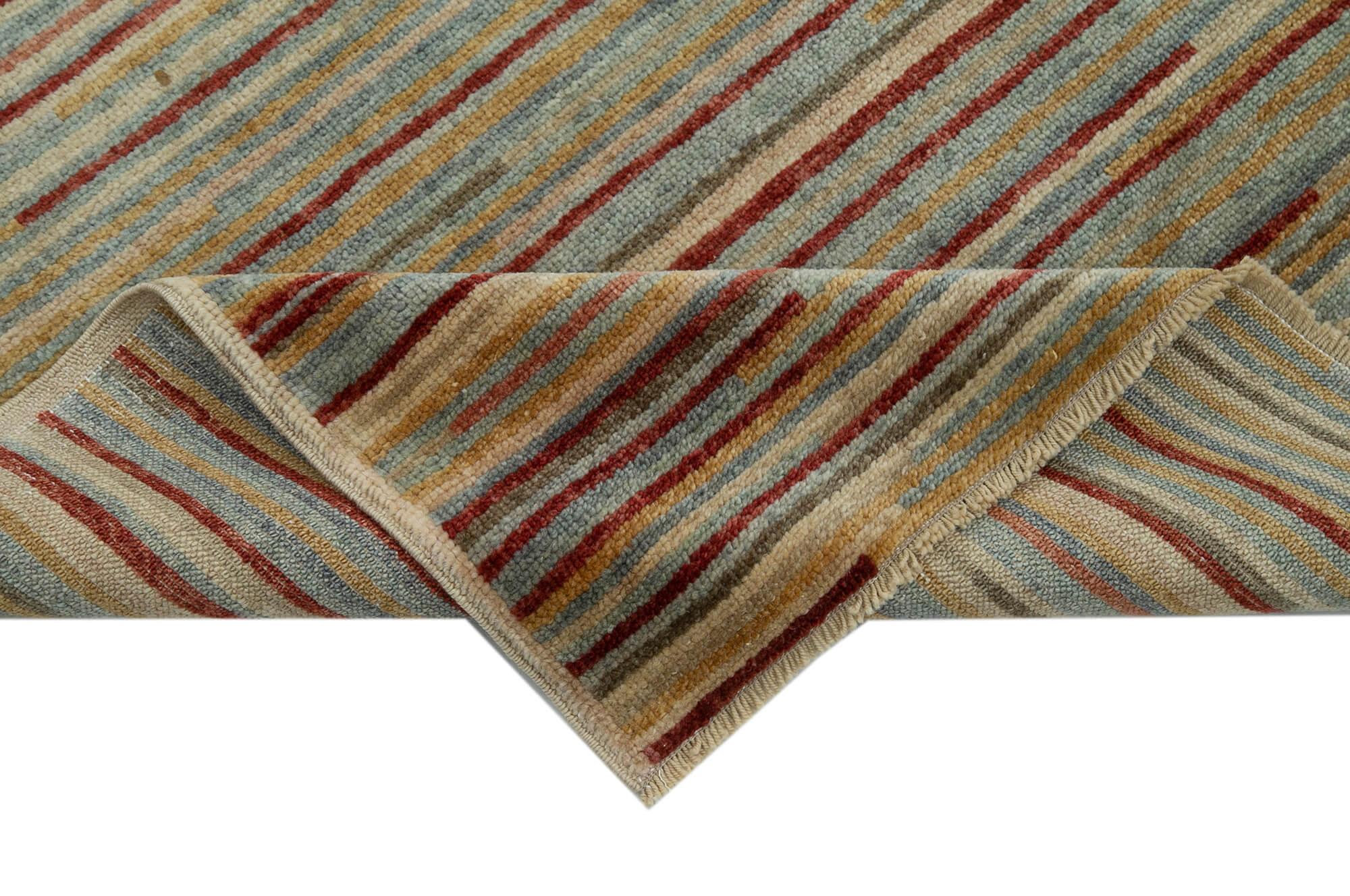 3 x 9 Beige Oushak Runner Rug - 3556