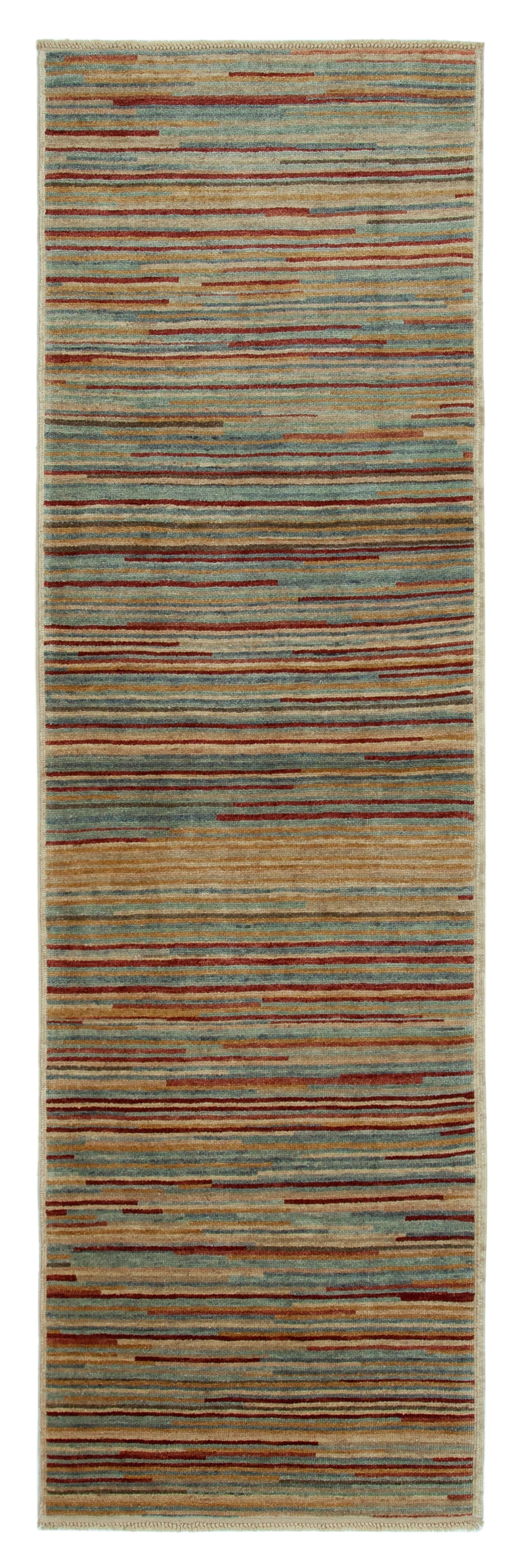 3 x 9 Beige Oushak Runner Rug - 3558