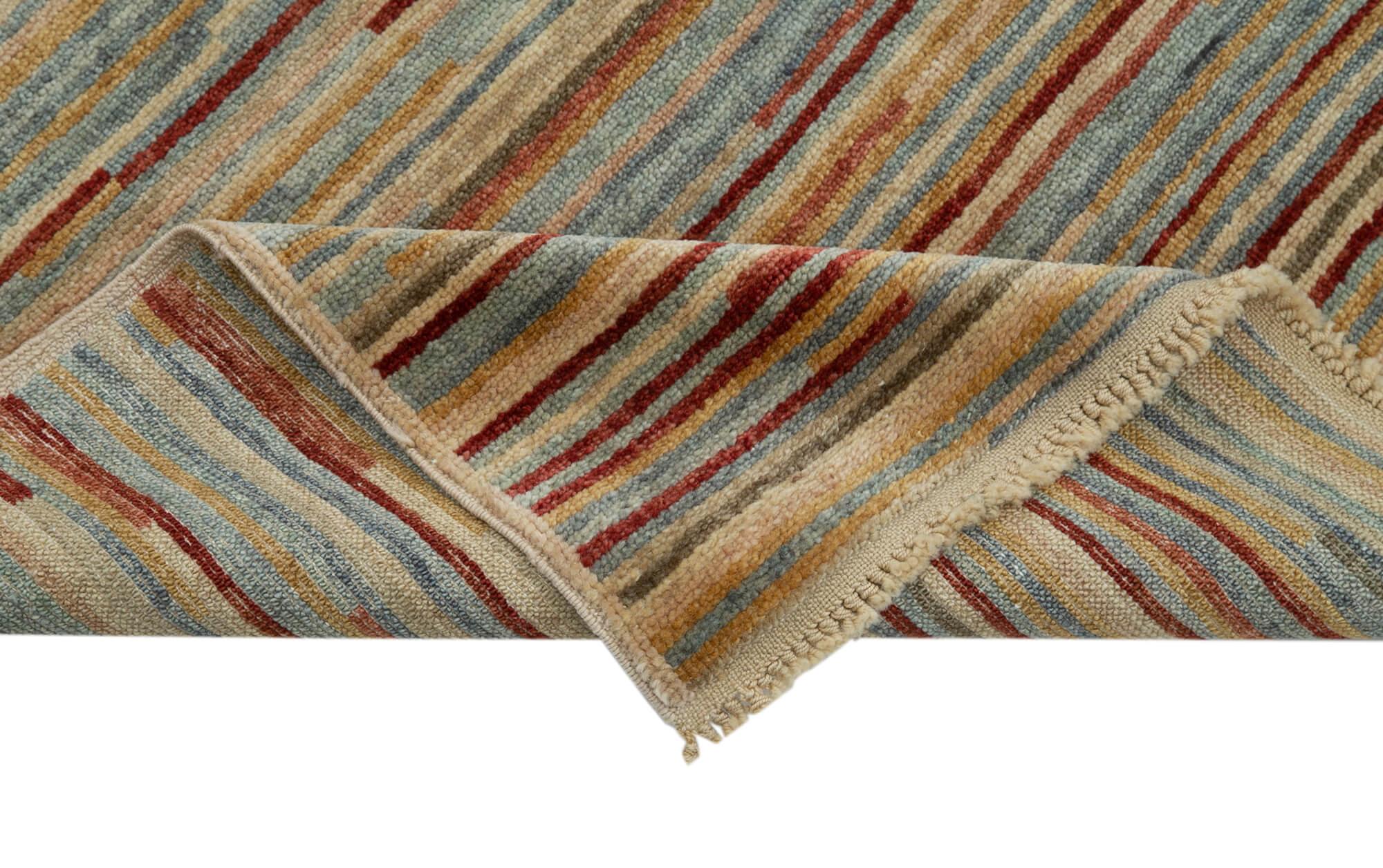 3 x 9 Beige Oushak Runner Rug - 3558