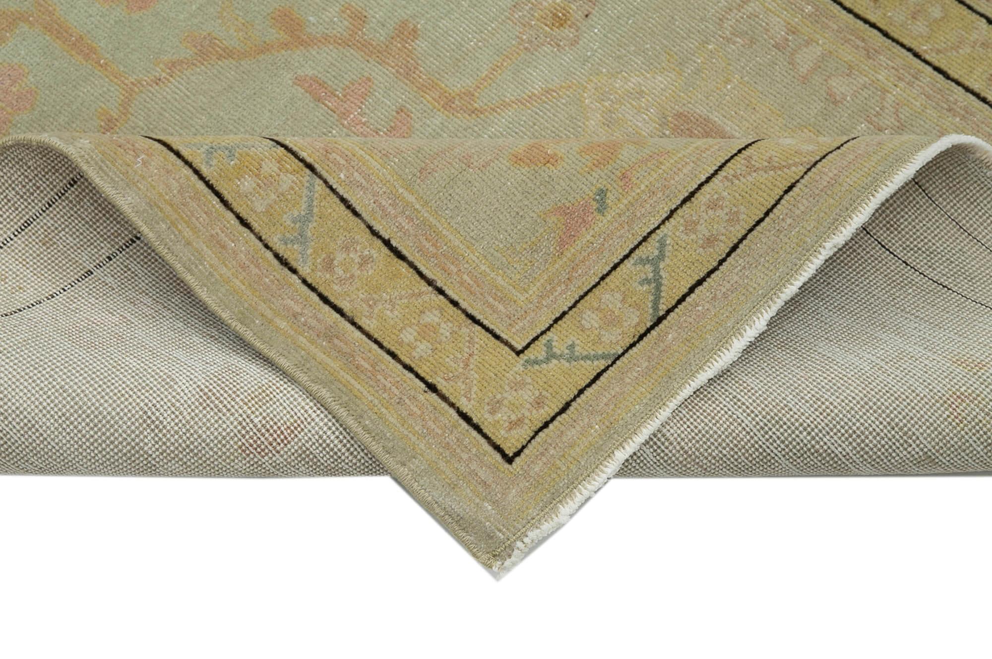 3 x 12 Beige Oushak Runner Rug - 3566