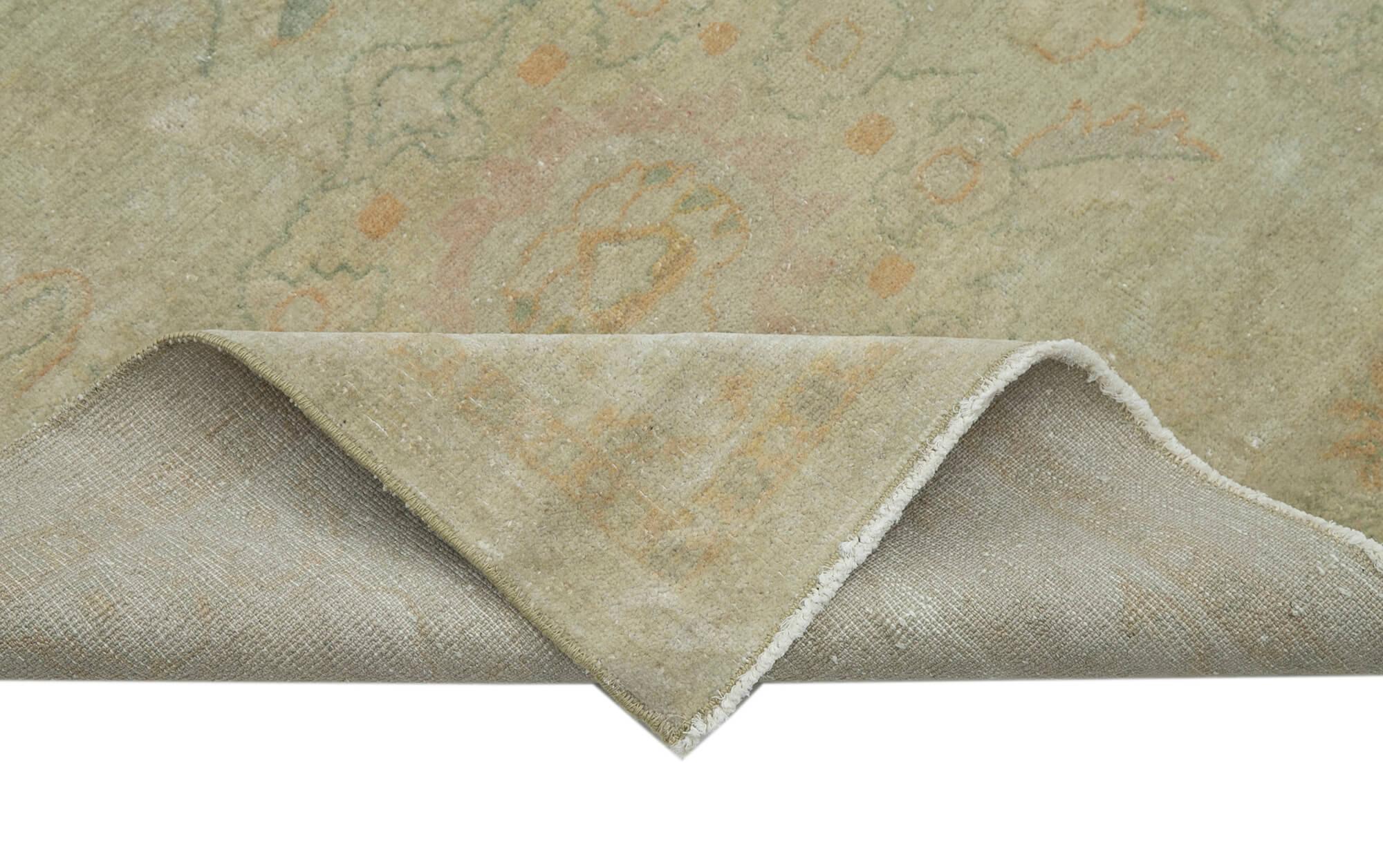 3 x 11 Beige Oushak Runner Rug - 3569