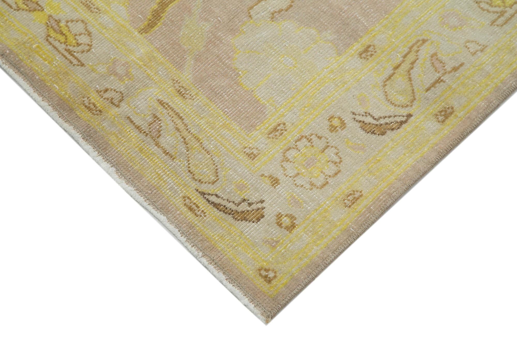 3 x 12 Beige Oushak Runner Rug - 3578