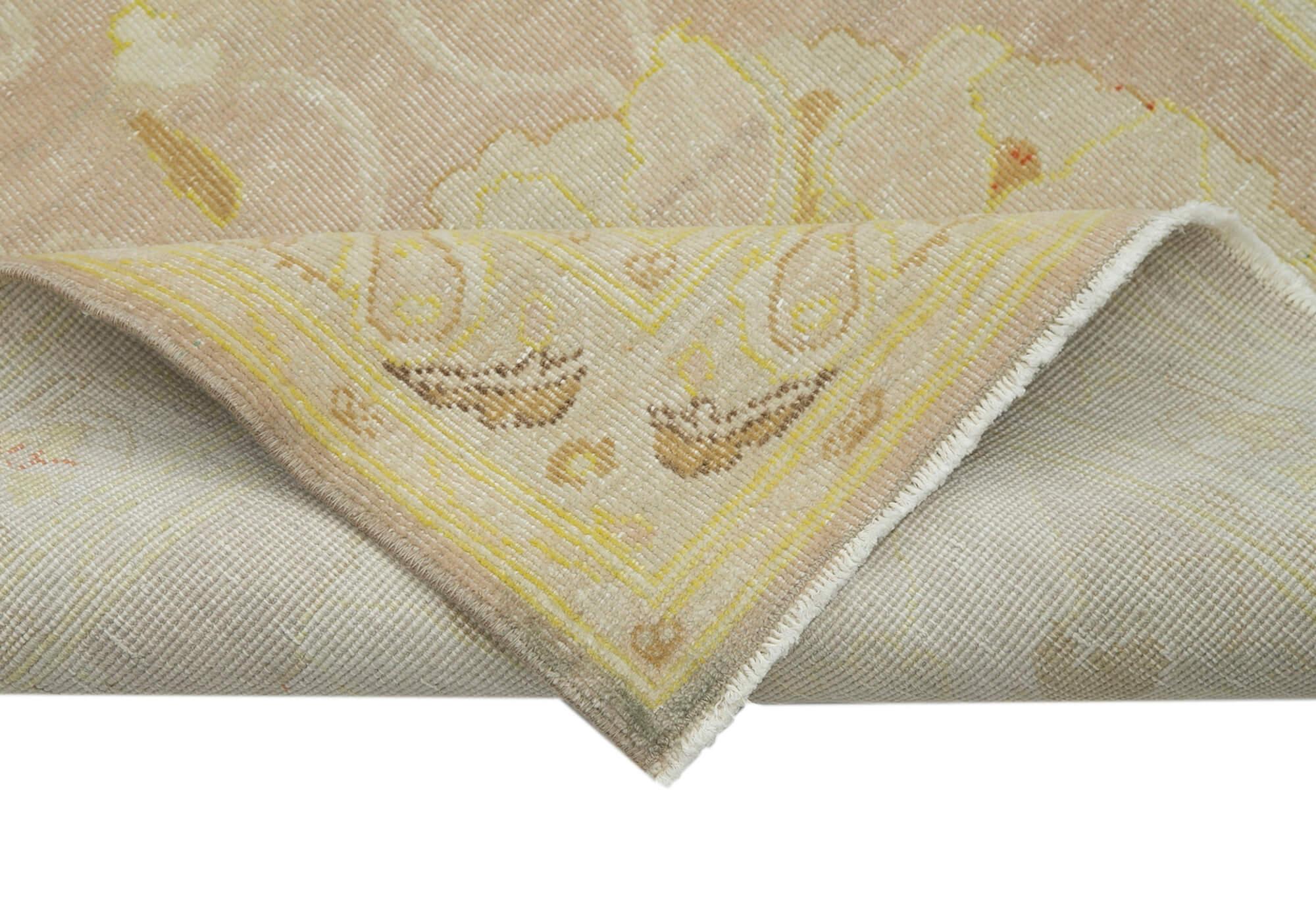 3 x 12 Beige Oushak Runner Rug - 3578