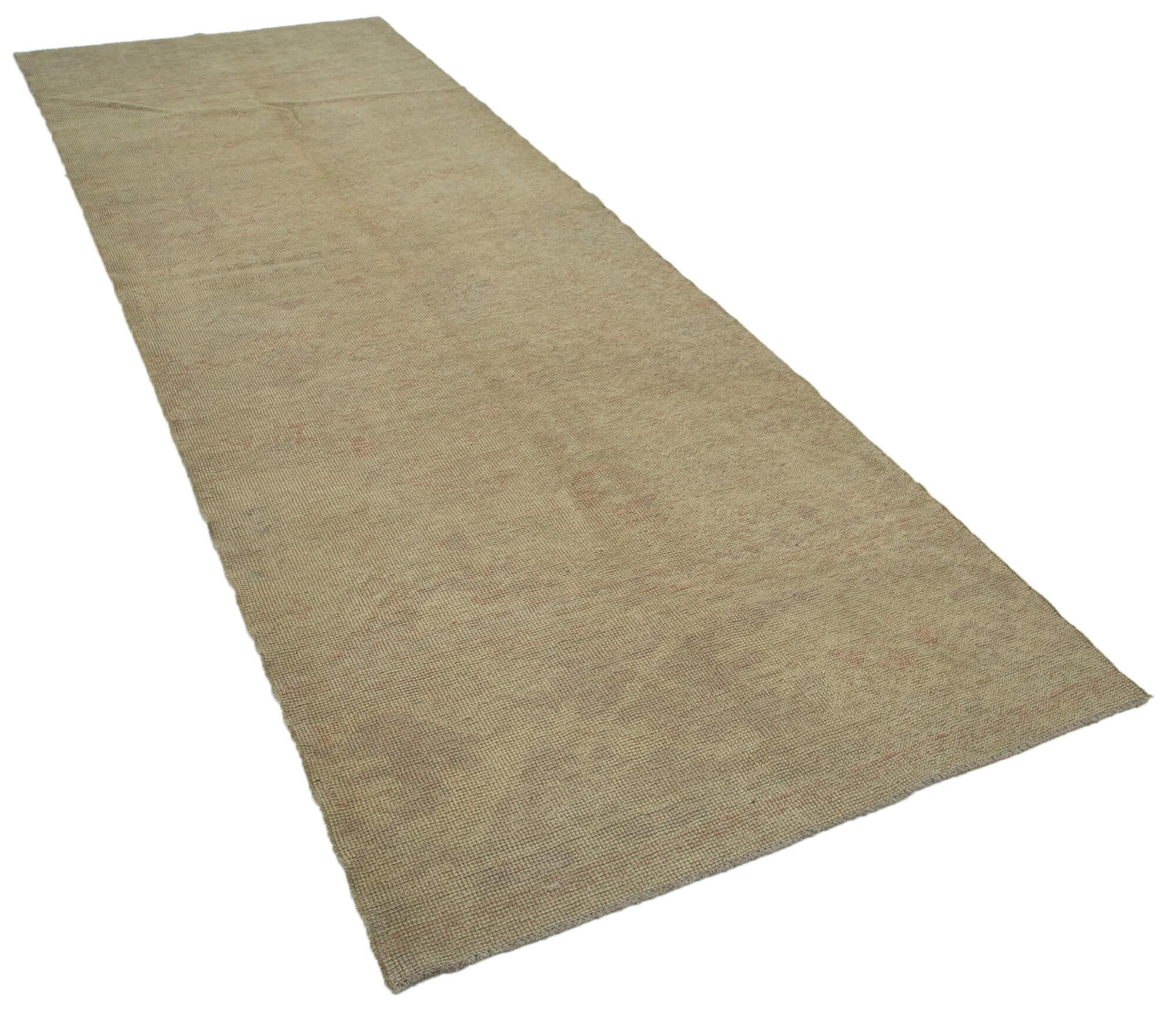 4 x 12 Beige Oushak Runner Rug - 3583