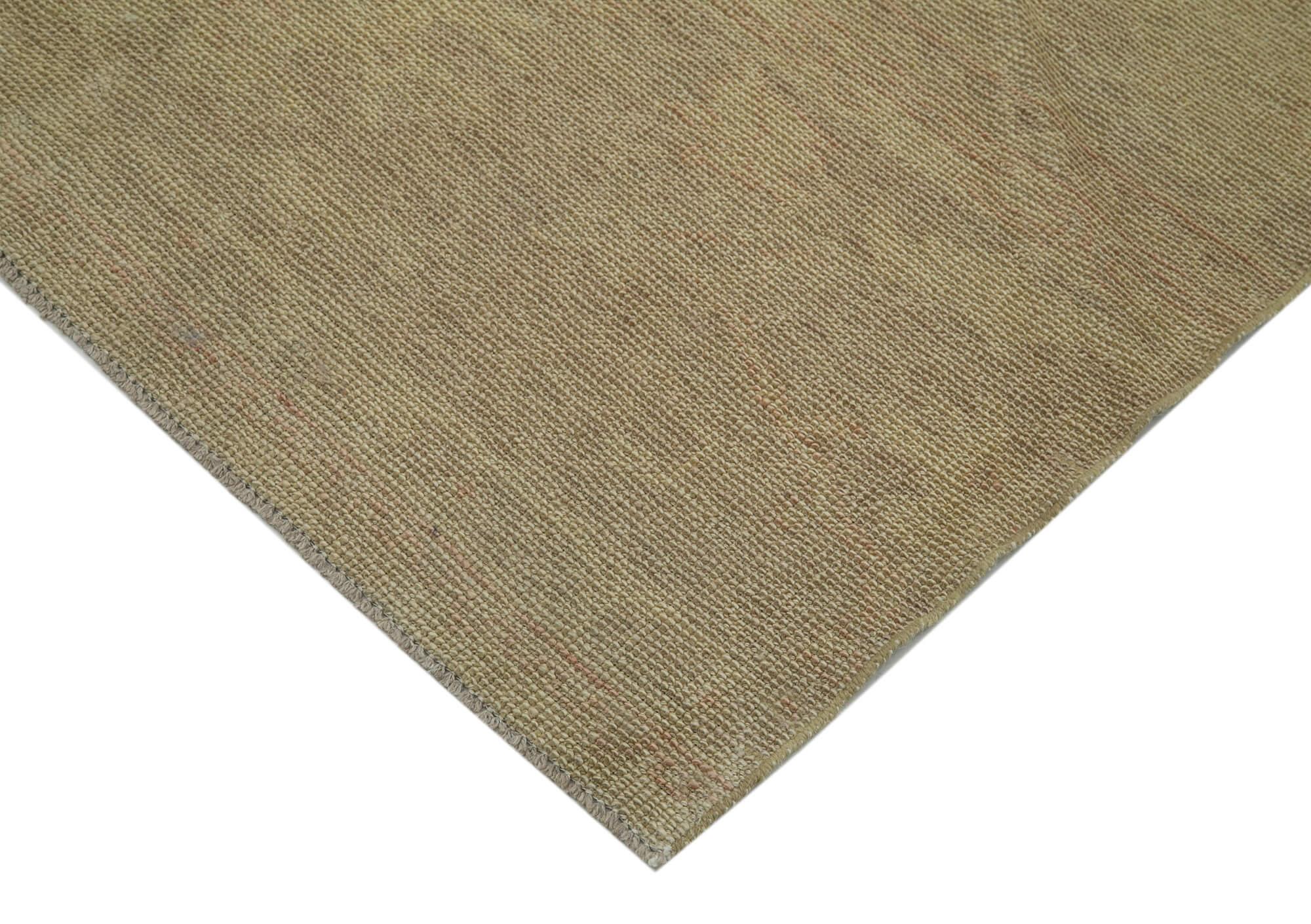 4 x 12 Beige Oushak Runner Rug - 3583