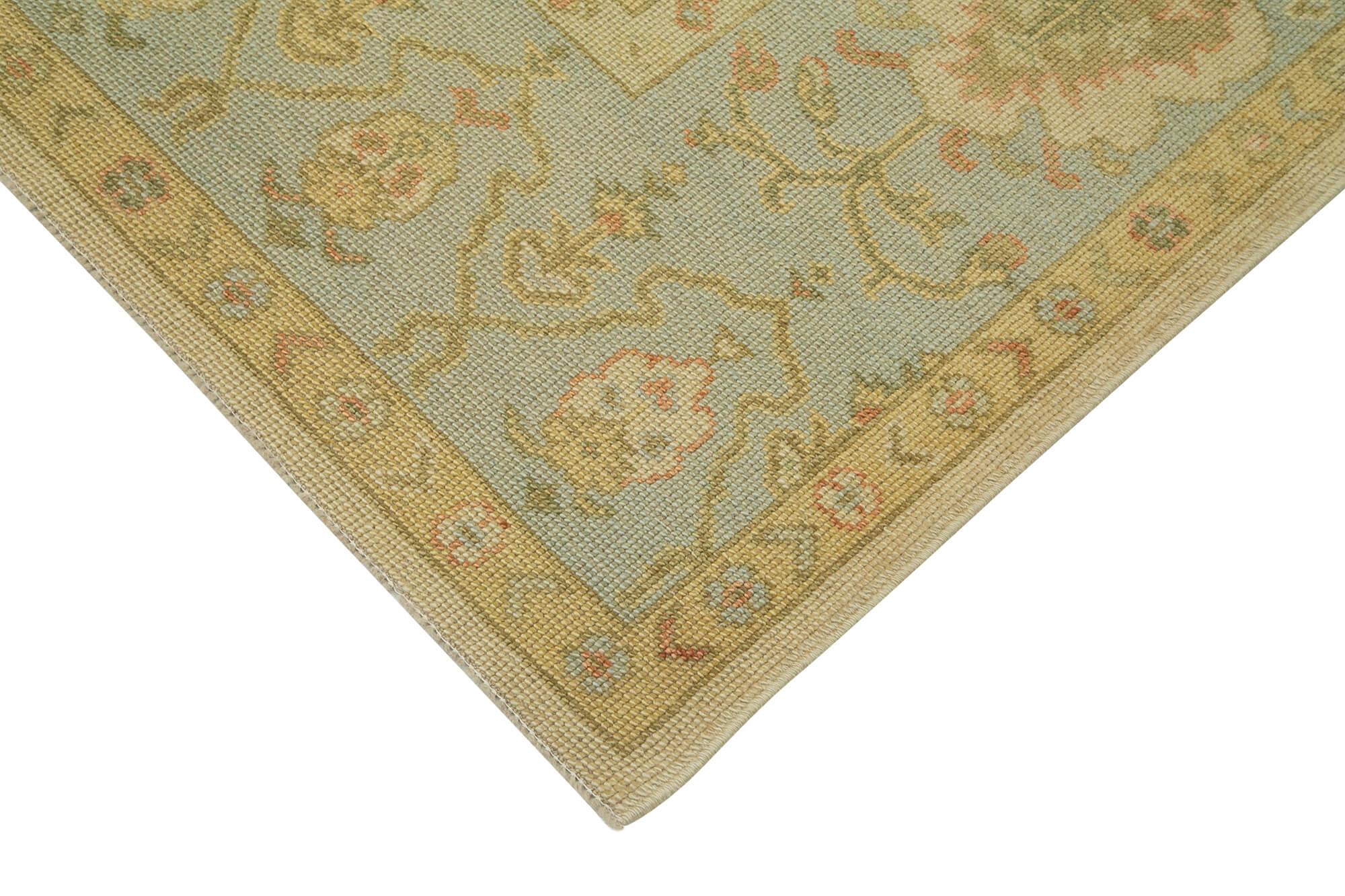 8 x 11 Beige Oushak Rug - 3584