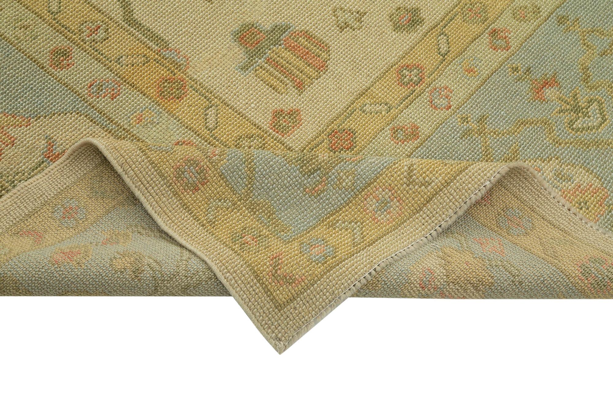 8 x 11 Beige Oushak Rug - 3584