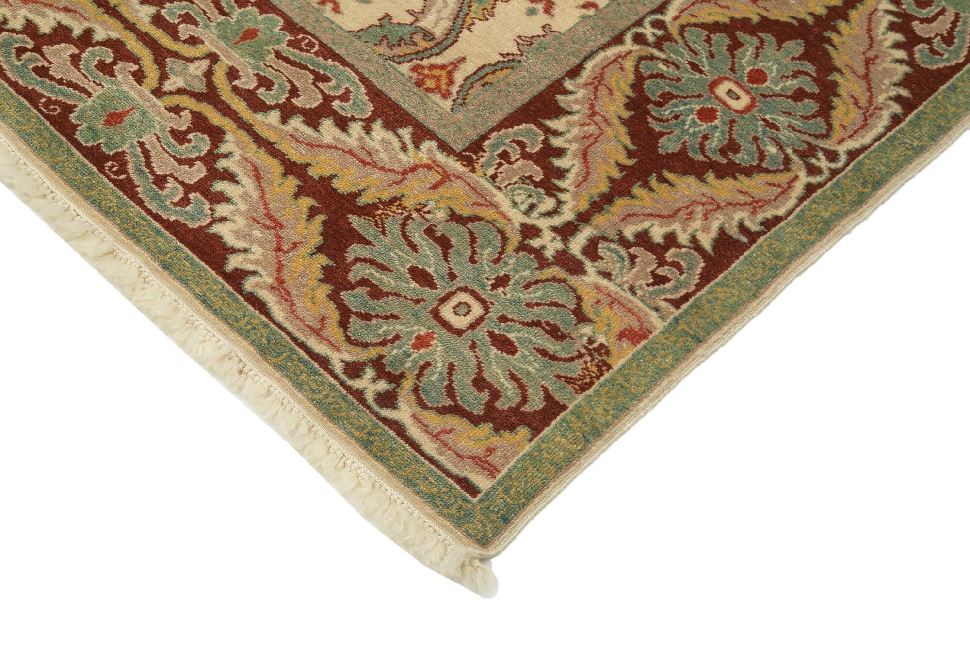 6 x 9 Beige Oushak Rug - 3586