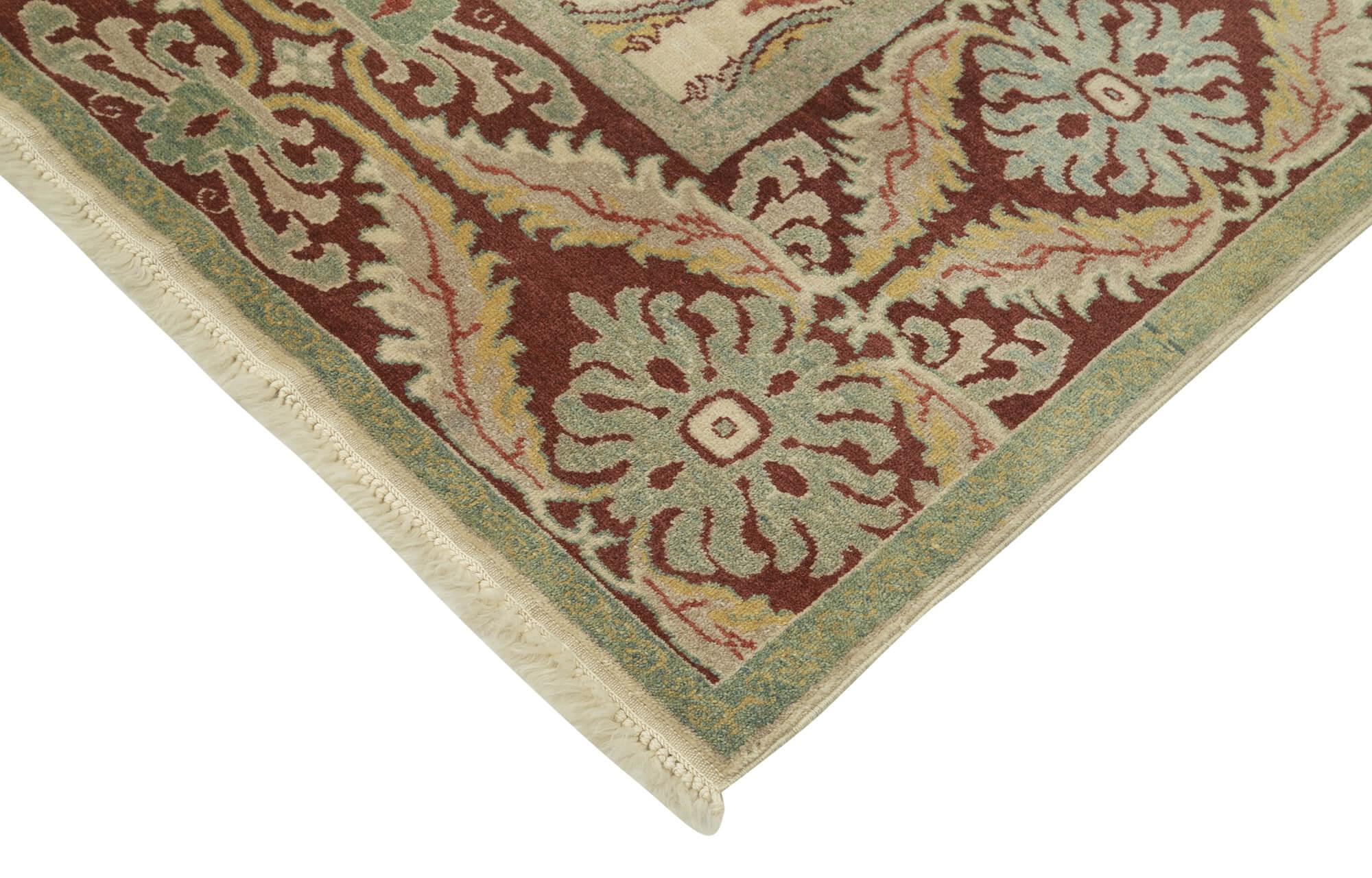 6 x 9 Beige Oushak Rug - 3587