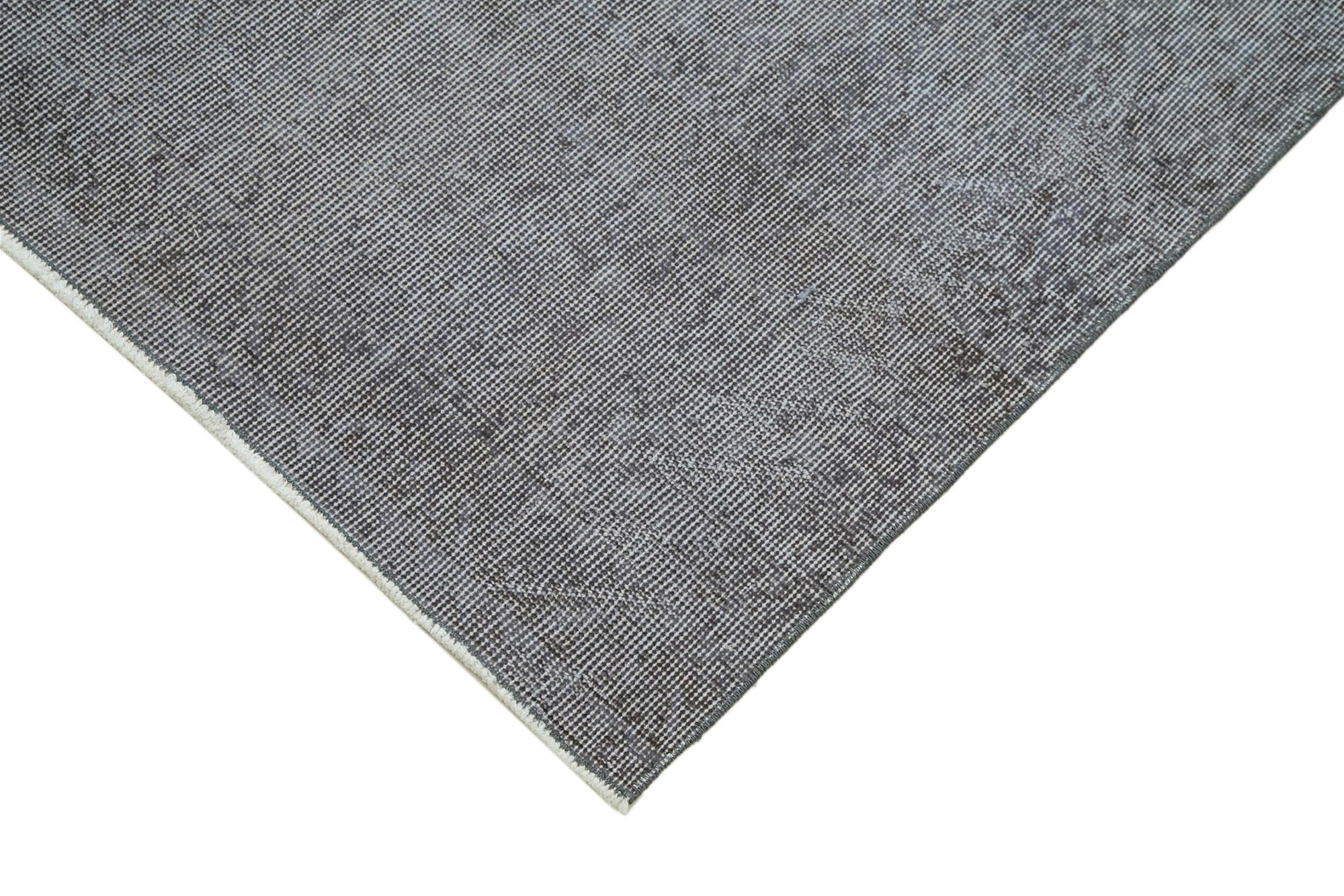 3 x 12 Grey Overdyed Runner Rug - 3604