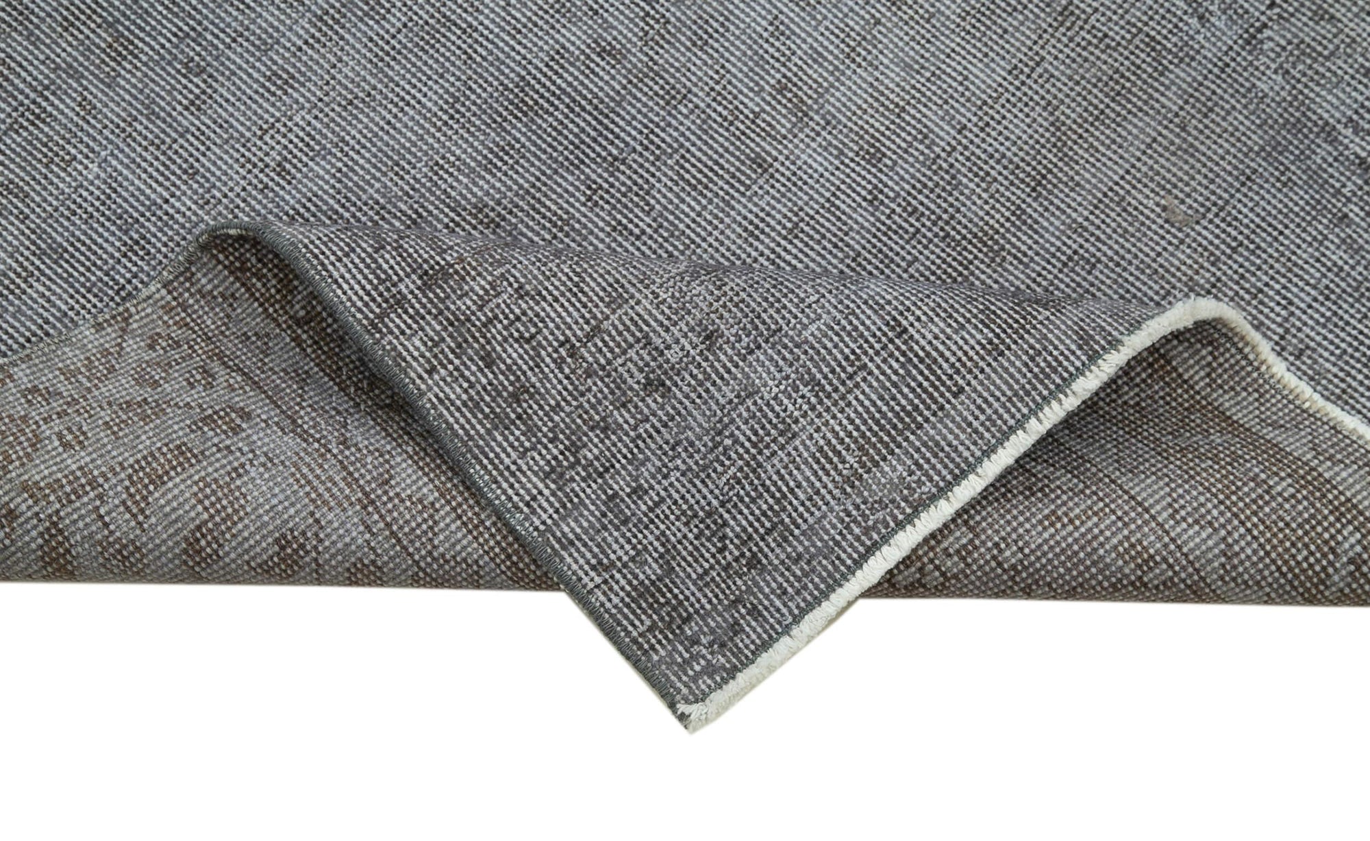 3 x 12 Grey Overdyed Runner Rug - 3604