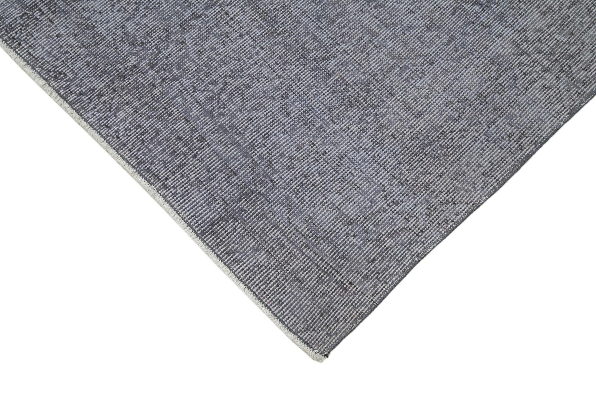 3 x 12 Grey Overdyed Runner Rug - 3605