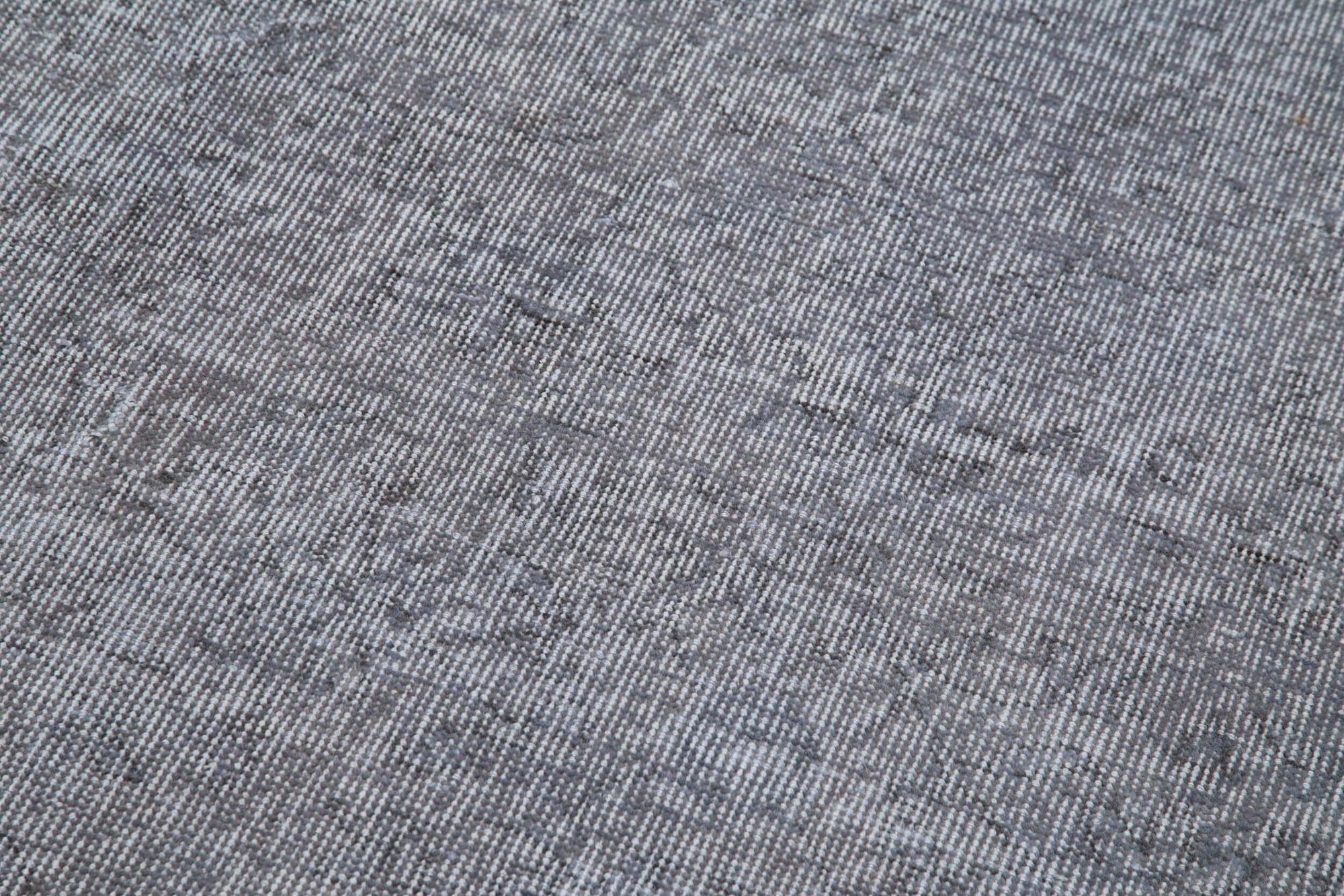 3 x 12 Grey Overdyed Runner Rug - 3605