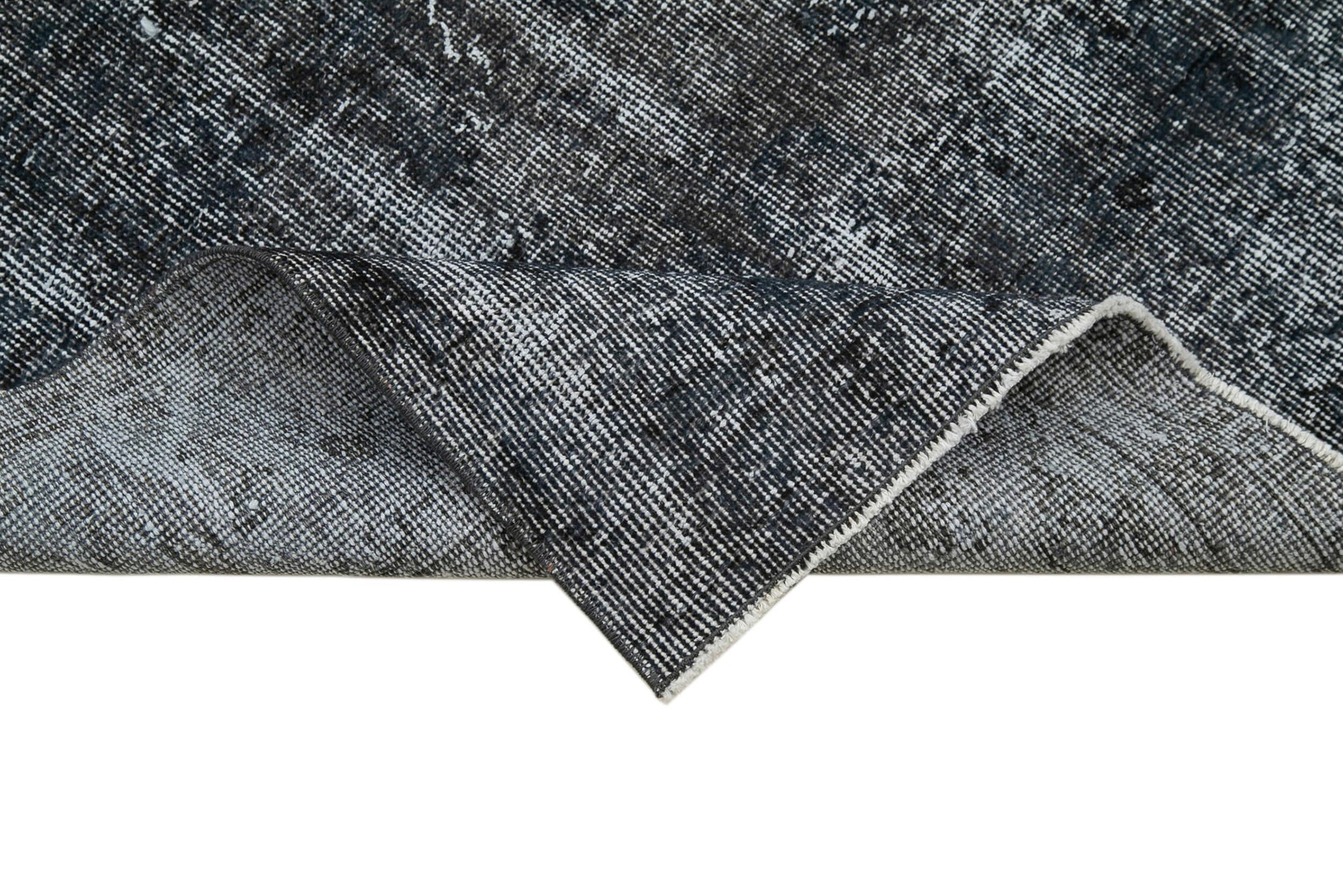 3 x 10 Grey Overdyed Runner Rug - 3609