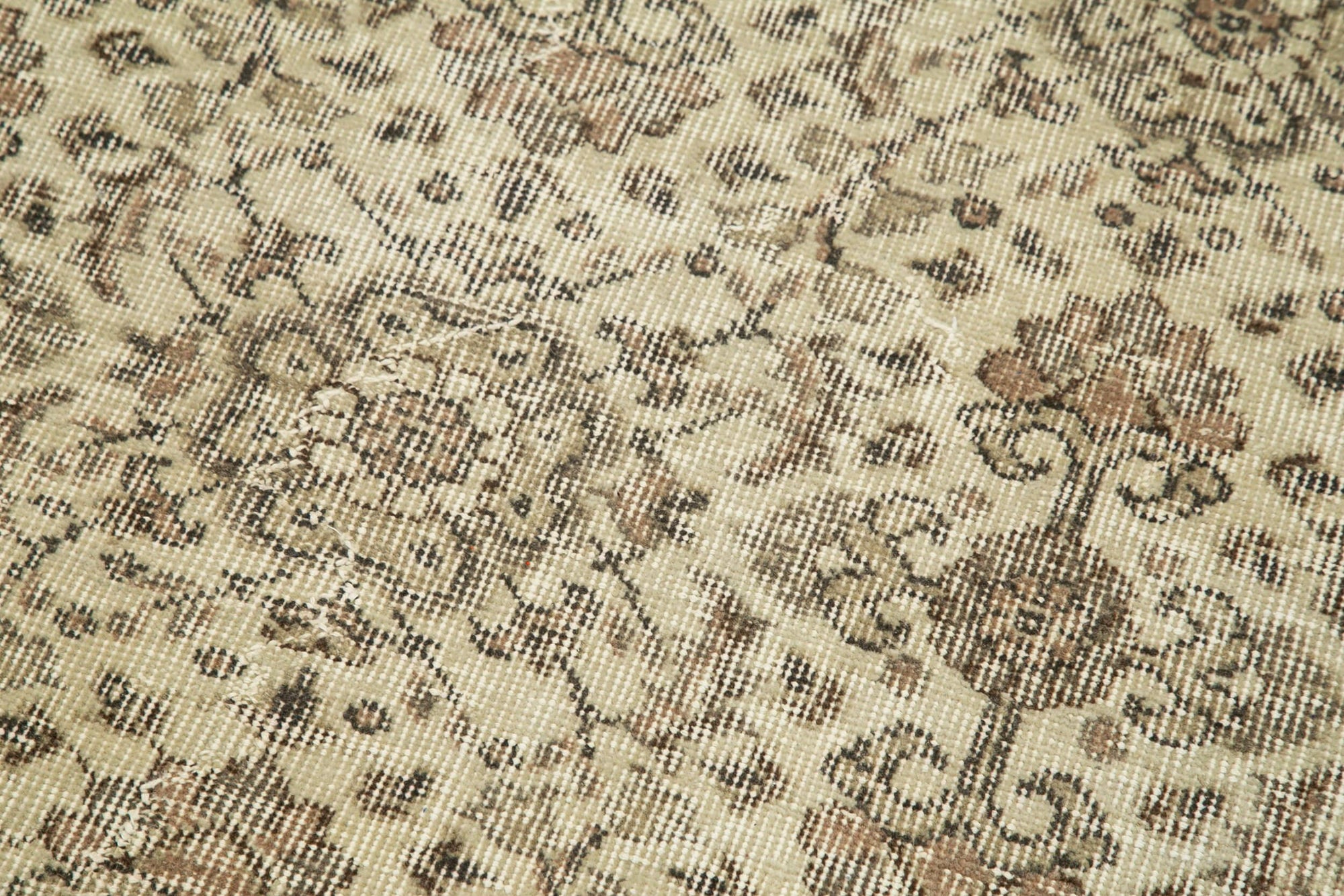 3 x 10 Beige Overdyed Runner Rug - 3610