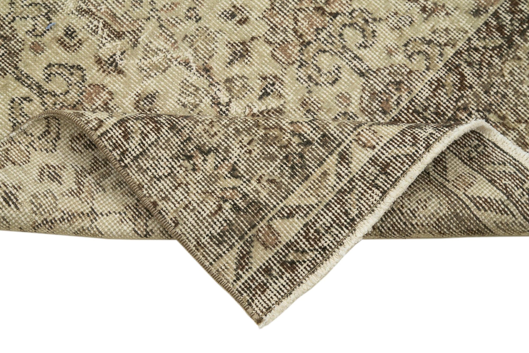 3 x 10 Beige Overdyed Runner Rug - 3610