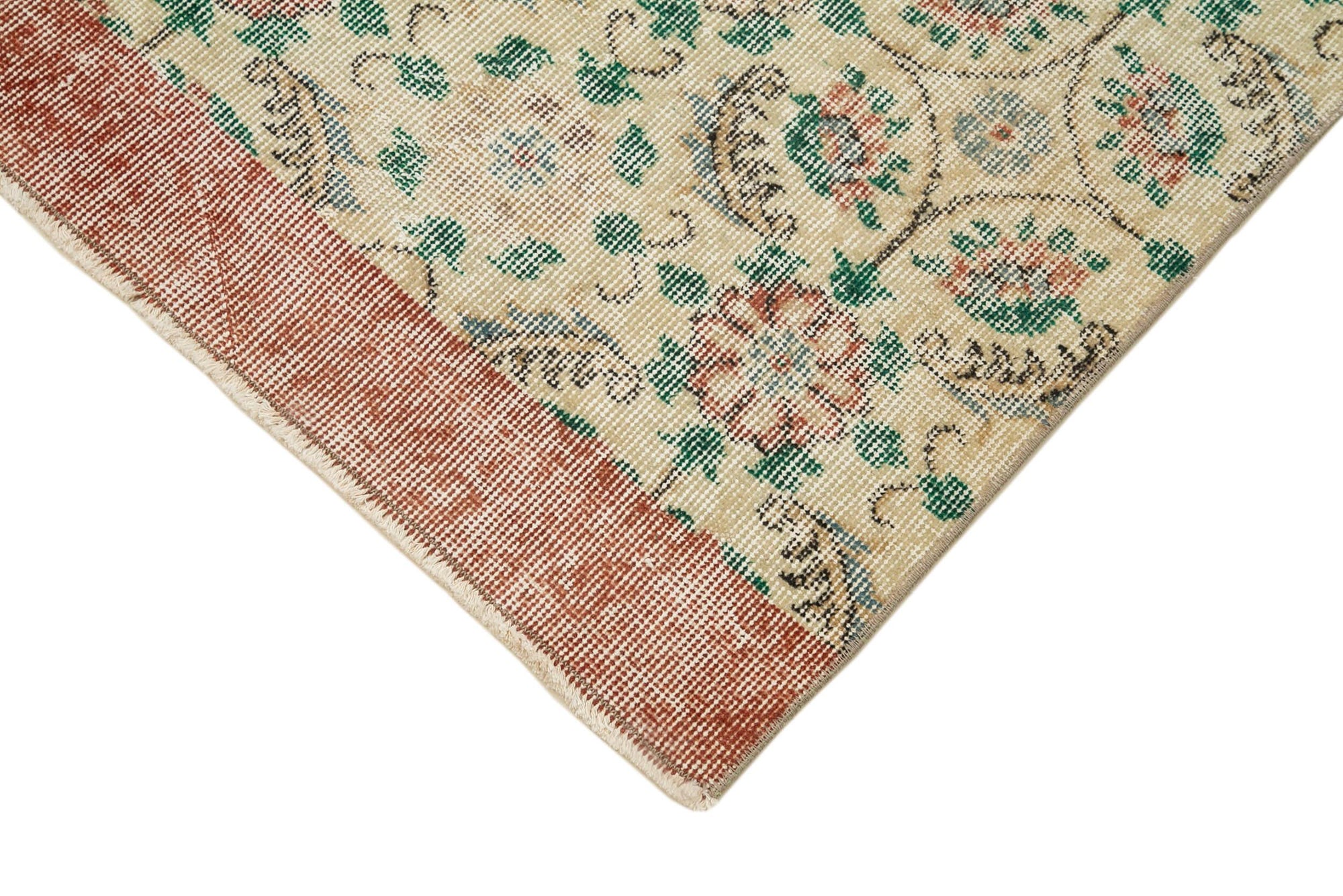 3 x 10 Beige Overdyed Runner Rug - 3611