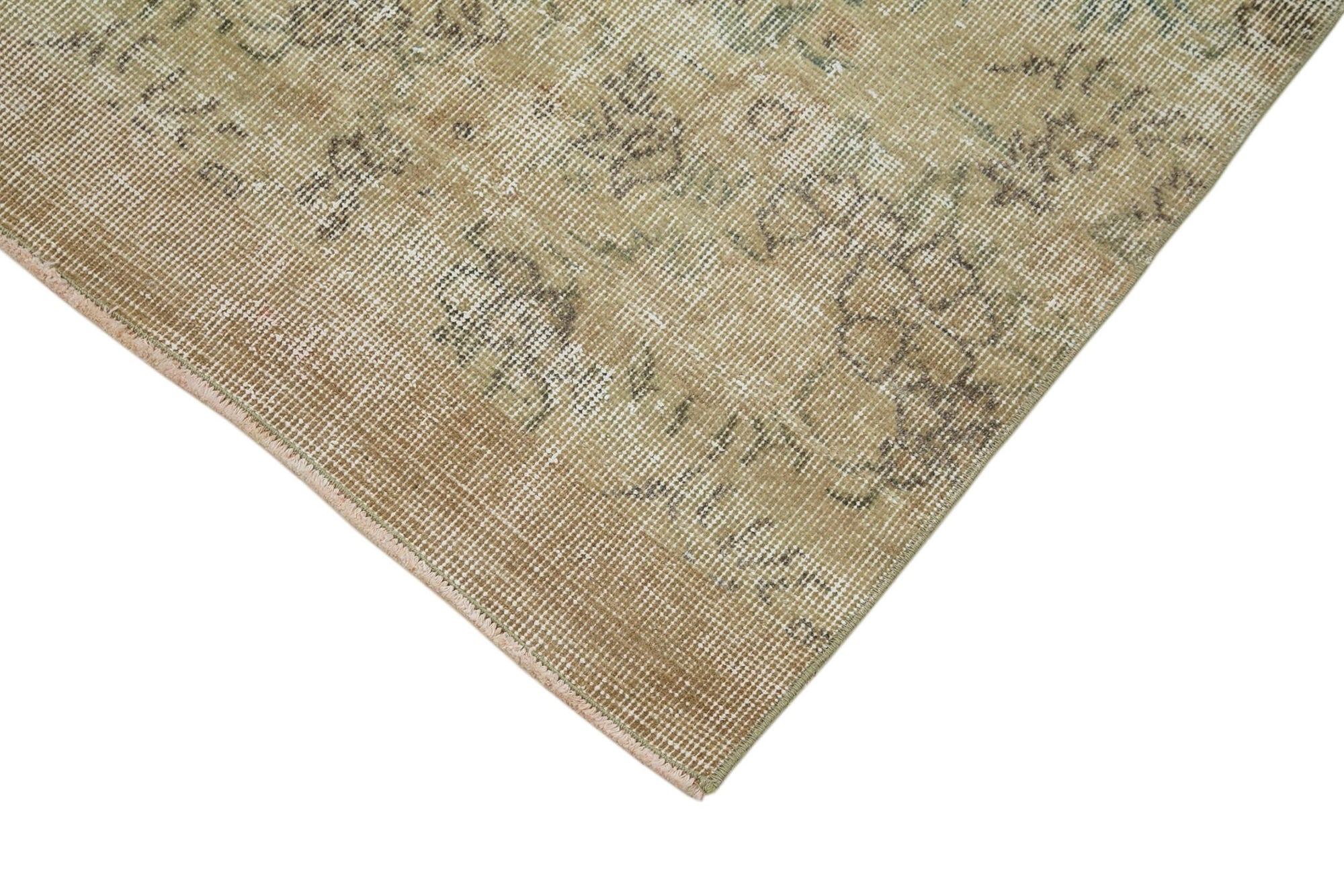 3 x 10 Beige Overdyed Runner Rug - 3616