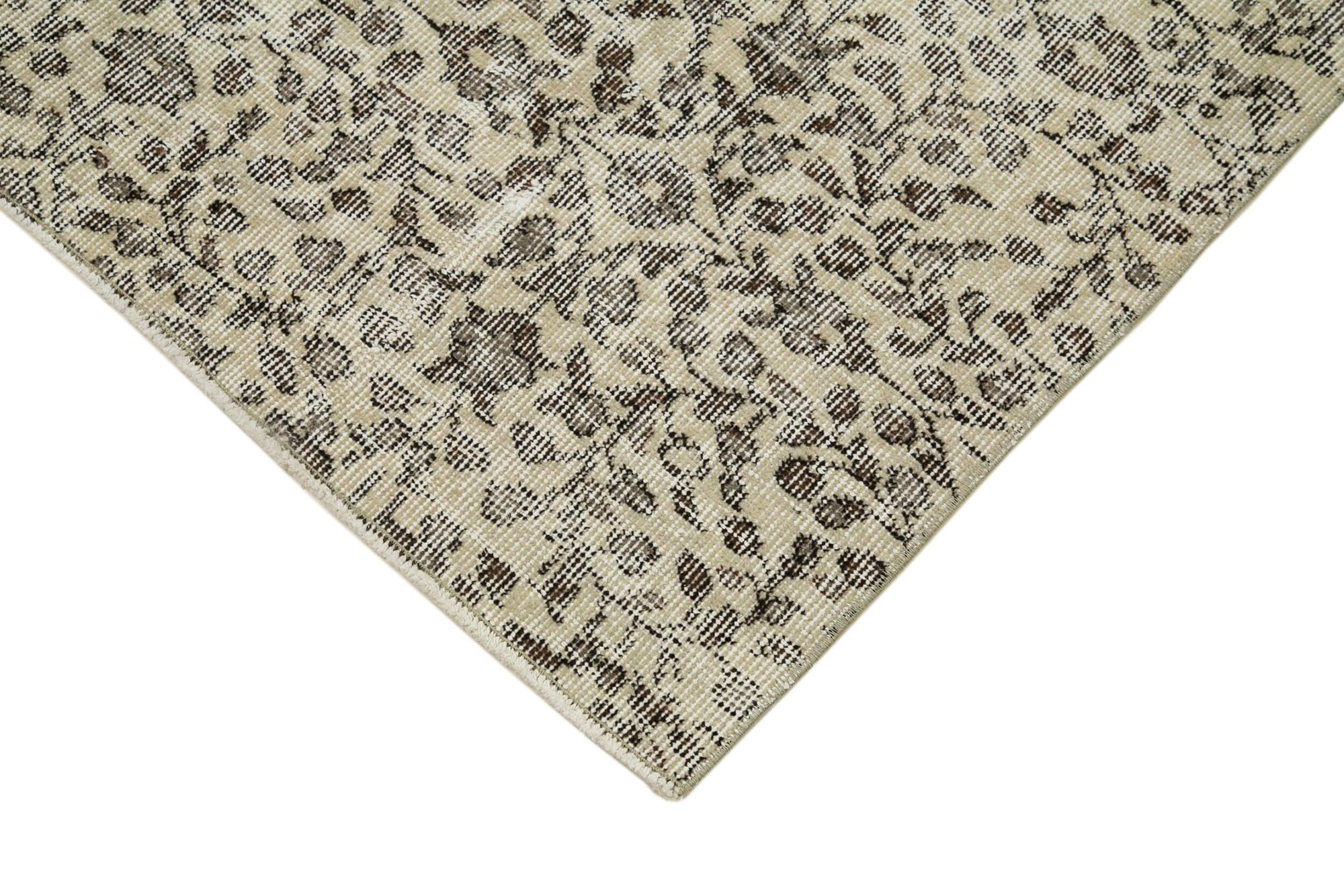 3 x 10 Beige Overdyed Runner Rug - 3617