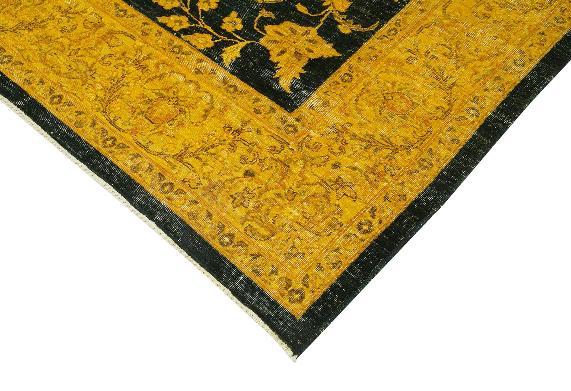 9 x 11 Yellow Oushak Rug - 3623