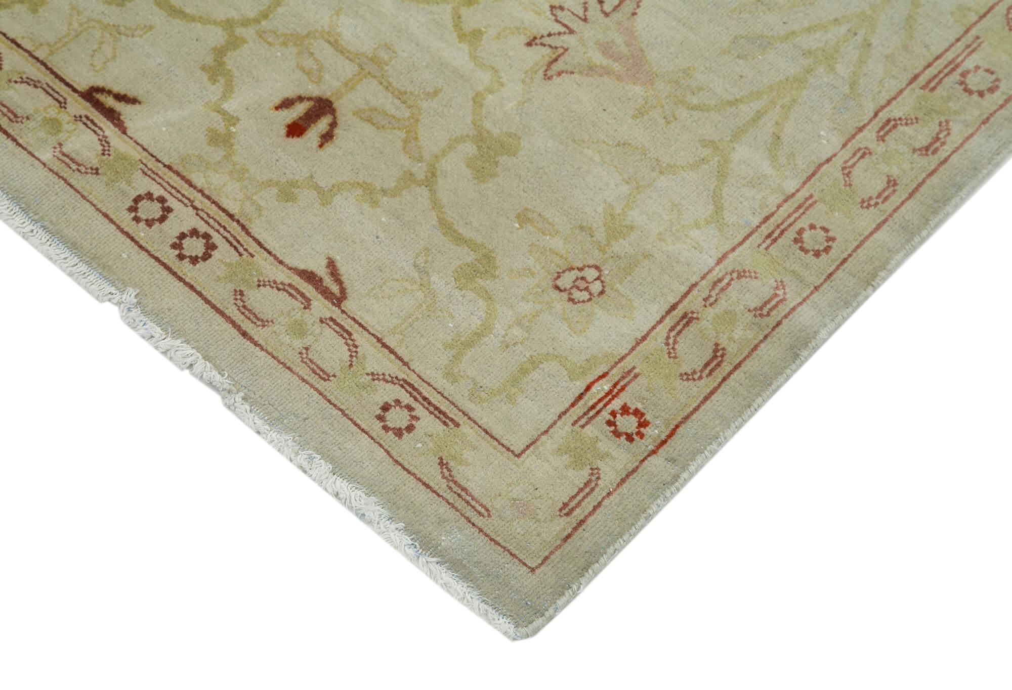 3 x 11 Beige Oushak Runner Rug - 3629