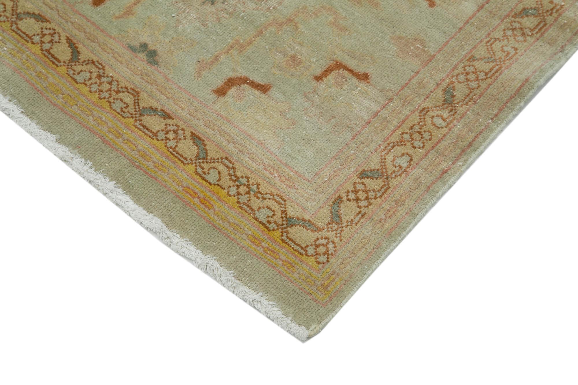 3 x 12 Beige Oushak Runner Rug - 3636