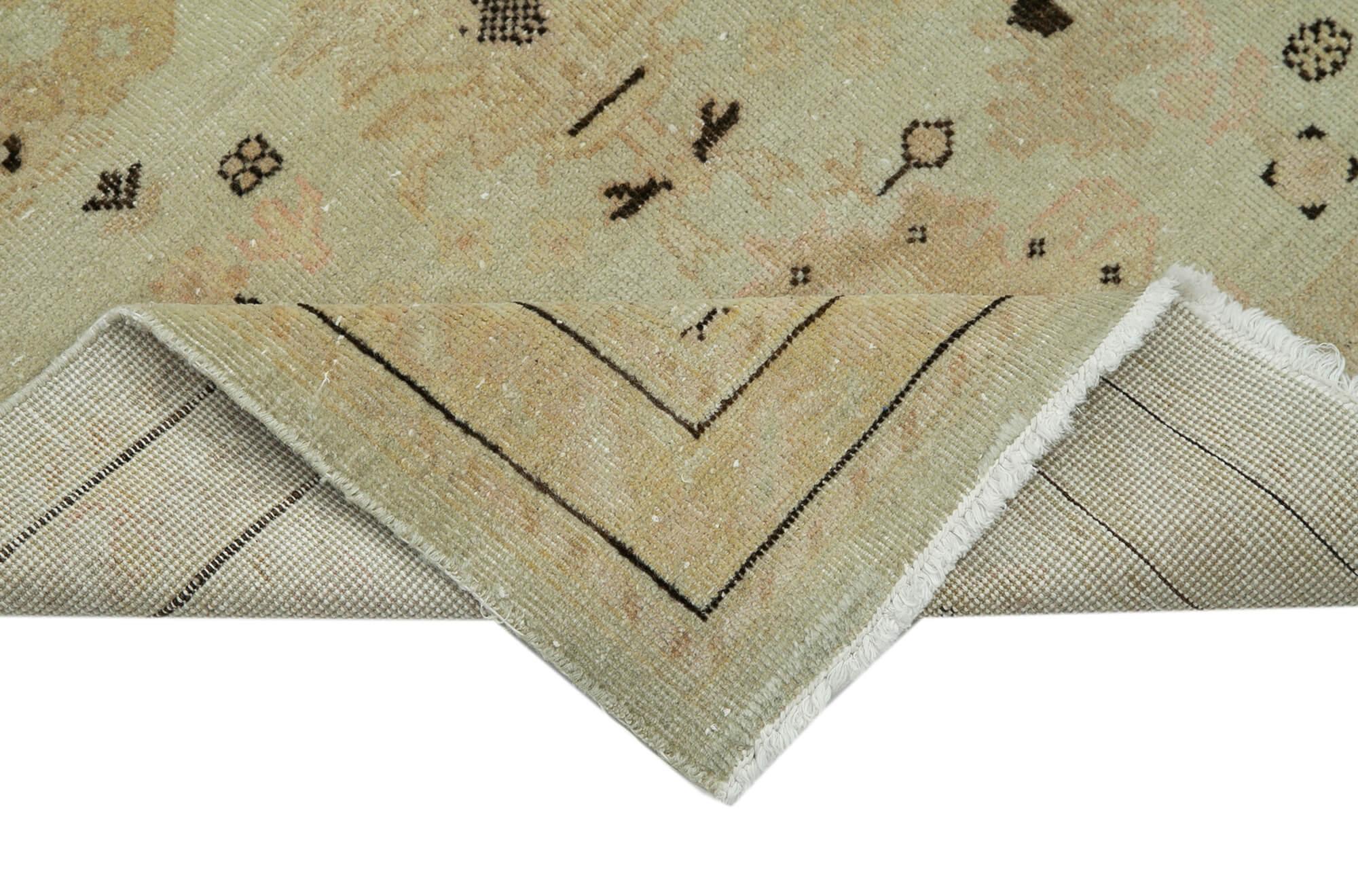 3 x 12 Beige Oushak Runner Rug - 3637