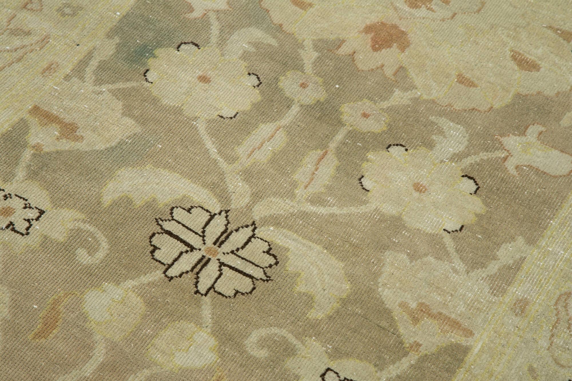 3 x 12 Beige Oushak Runner Rug - 3639