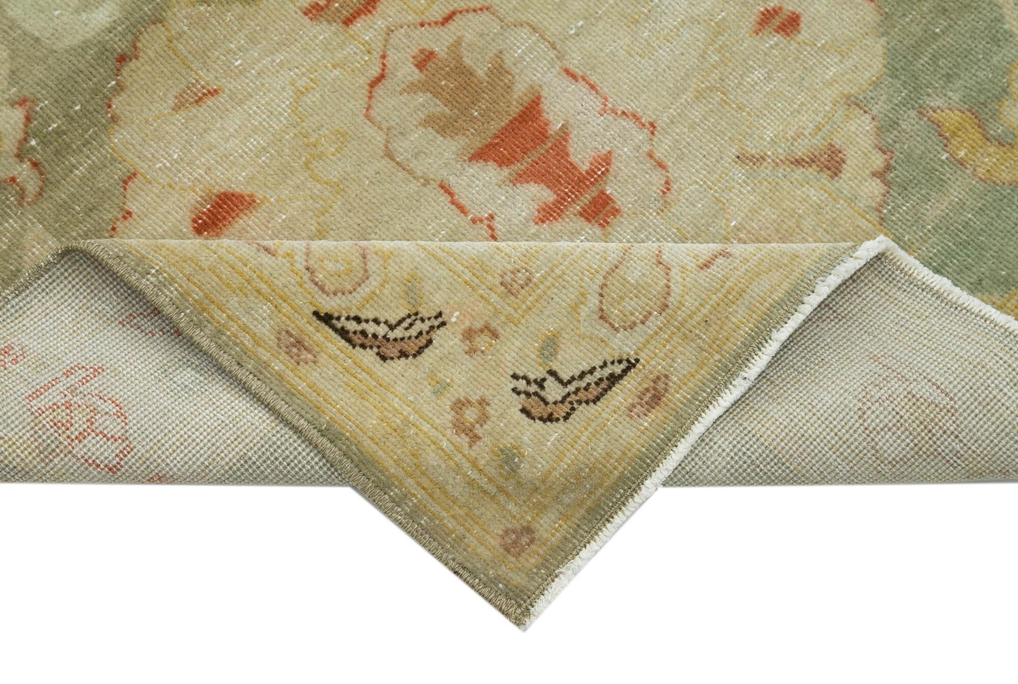 3 x 12 Beige Oushak Runner Rug - 3639