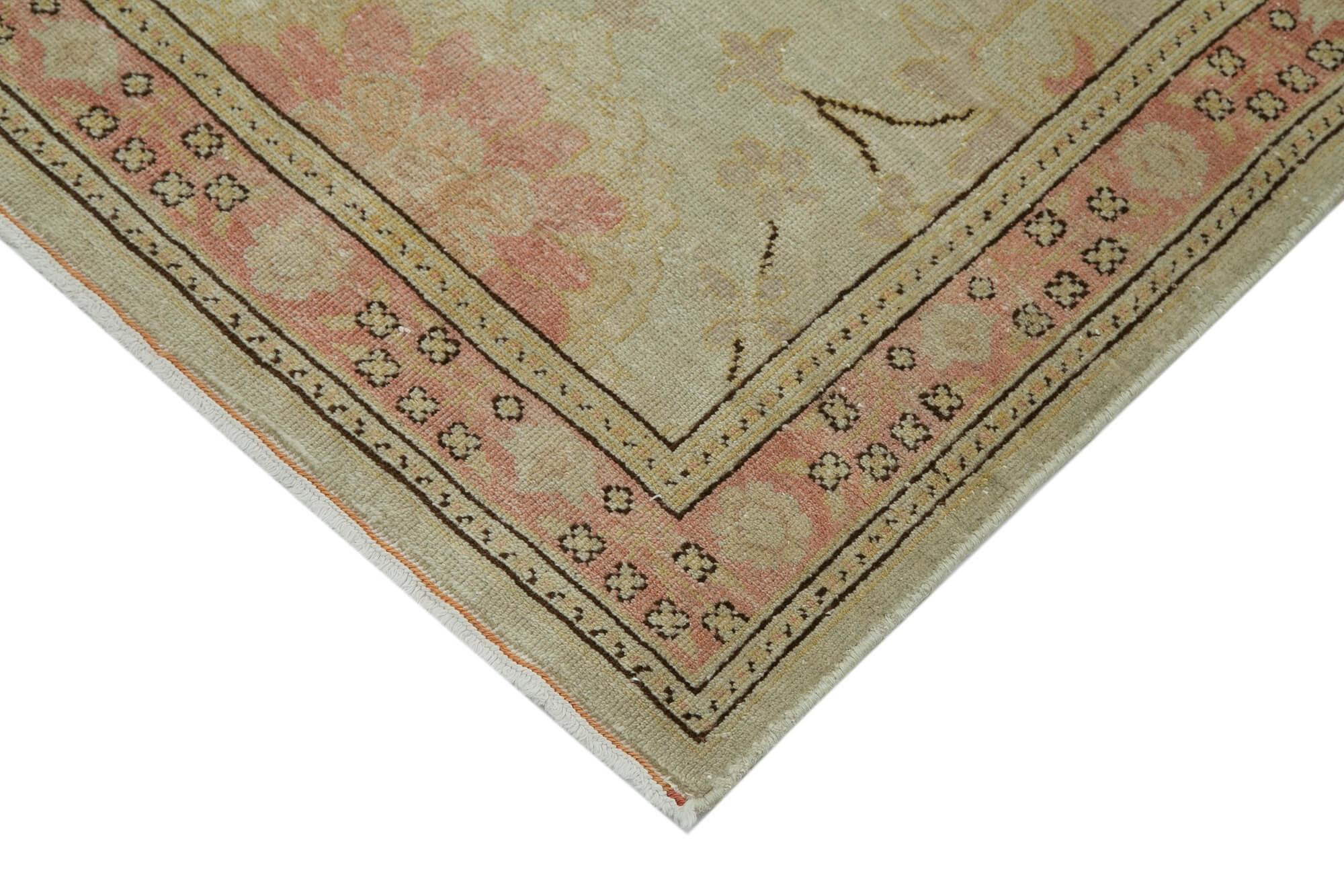 3 x 12 Beige Oushak Runner Rug - 3643