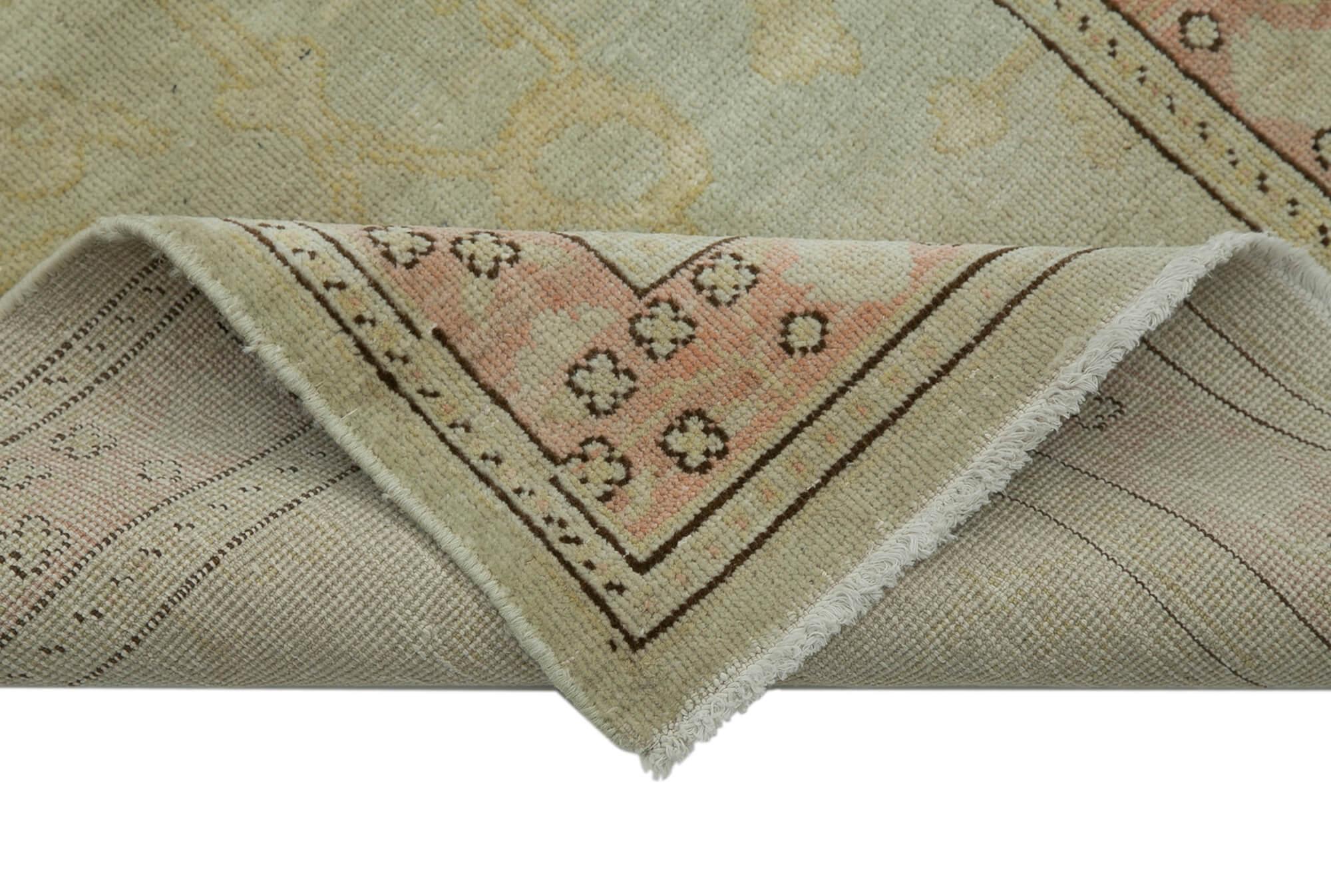 3 x 12 Beige Oushak Runner Rug - 3643