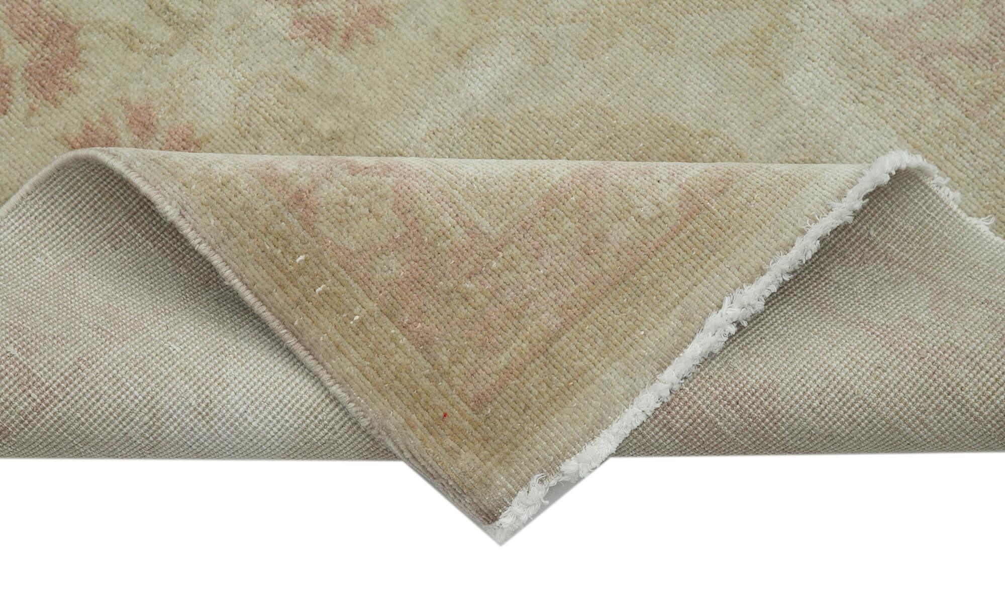 3 x 14 Beige Oushak Runner Rug - 3646