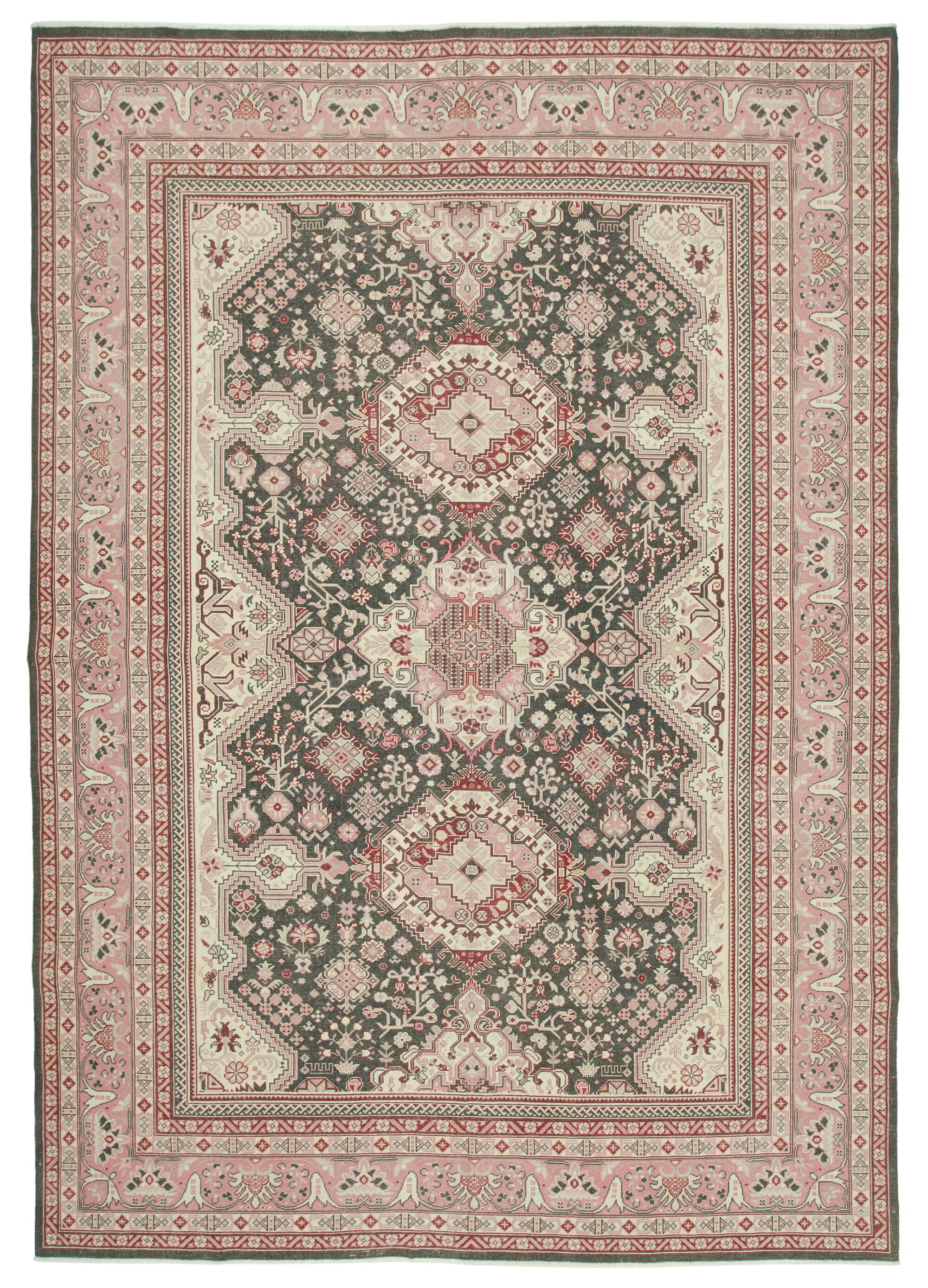 8 x 11 Beige Oushak Rug - 3658