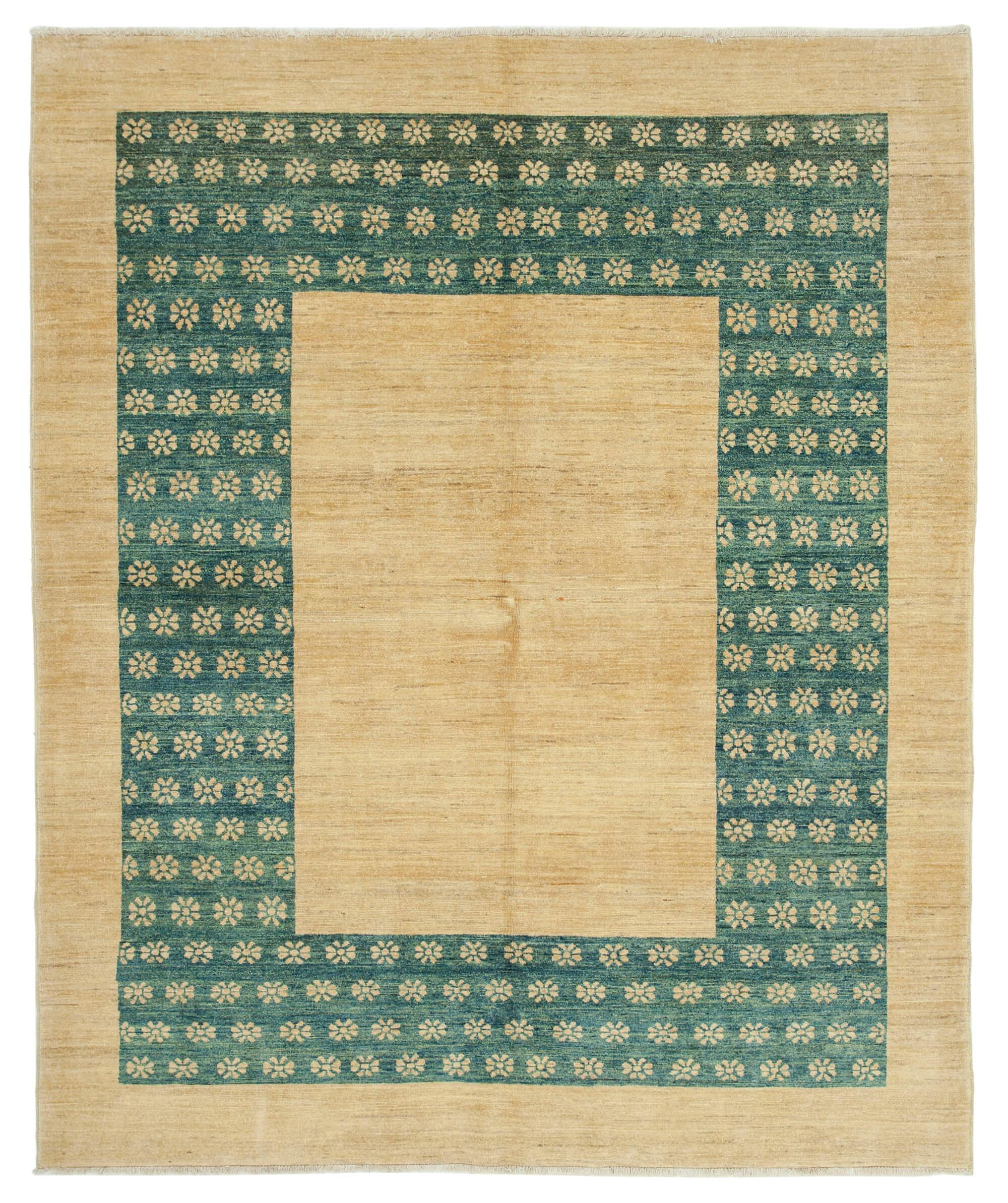 6 x 8 Beige Oushak Rug - 3660